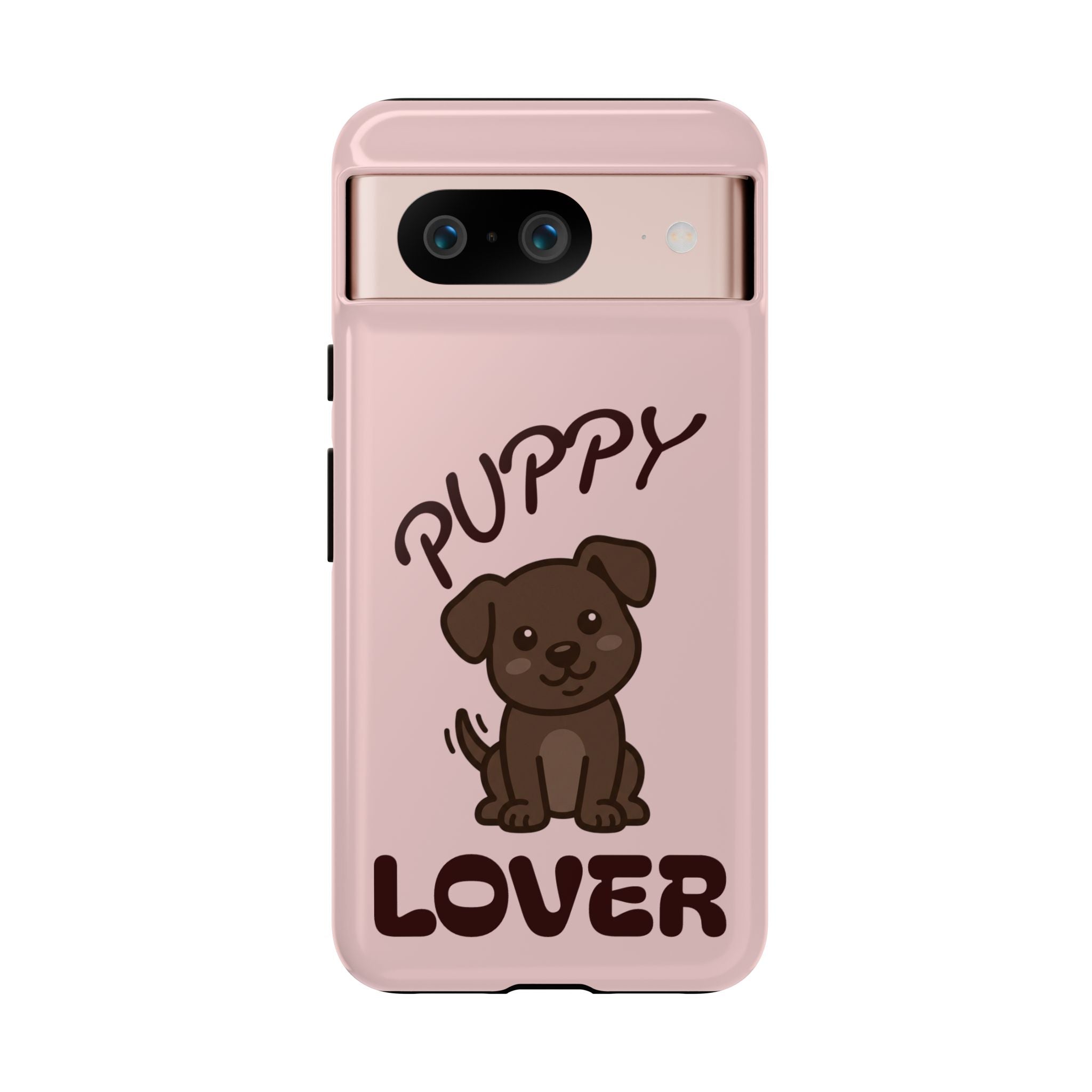 Puppy Lover Phone Case — Cute Brown Puppy Tough Phone Cover