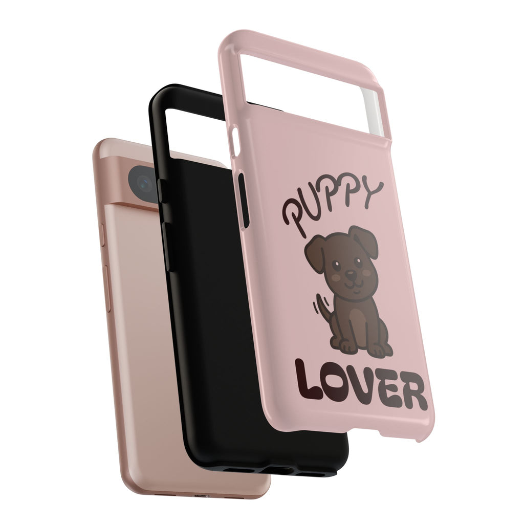 Puppy Lover Phone Case — Cute Brown Puppy Tough Phone Cover