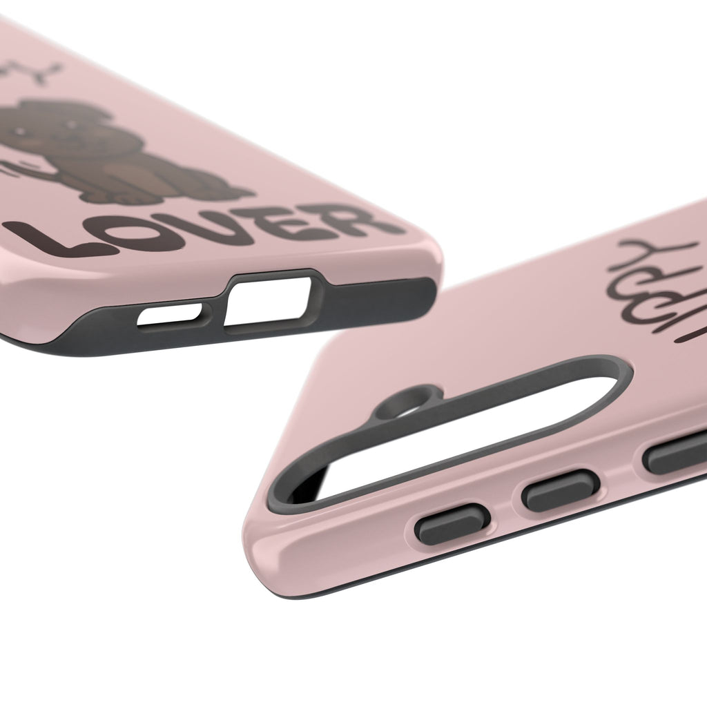Puppy Lover Phone Case — Cute Brown Puppy Tough Phone Cover