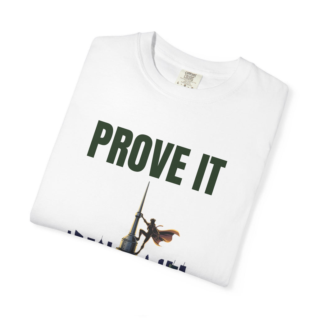 Prove It T‑Shirt — Parkour Rooftop Silhouette Graphic Tee