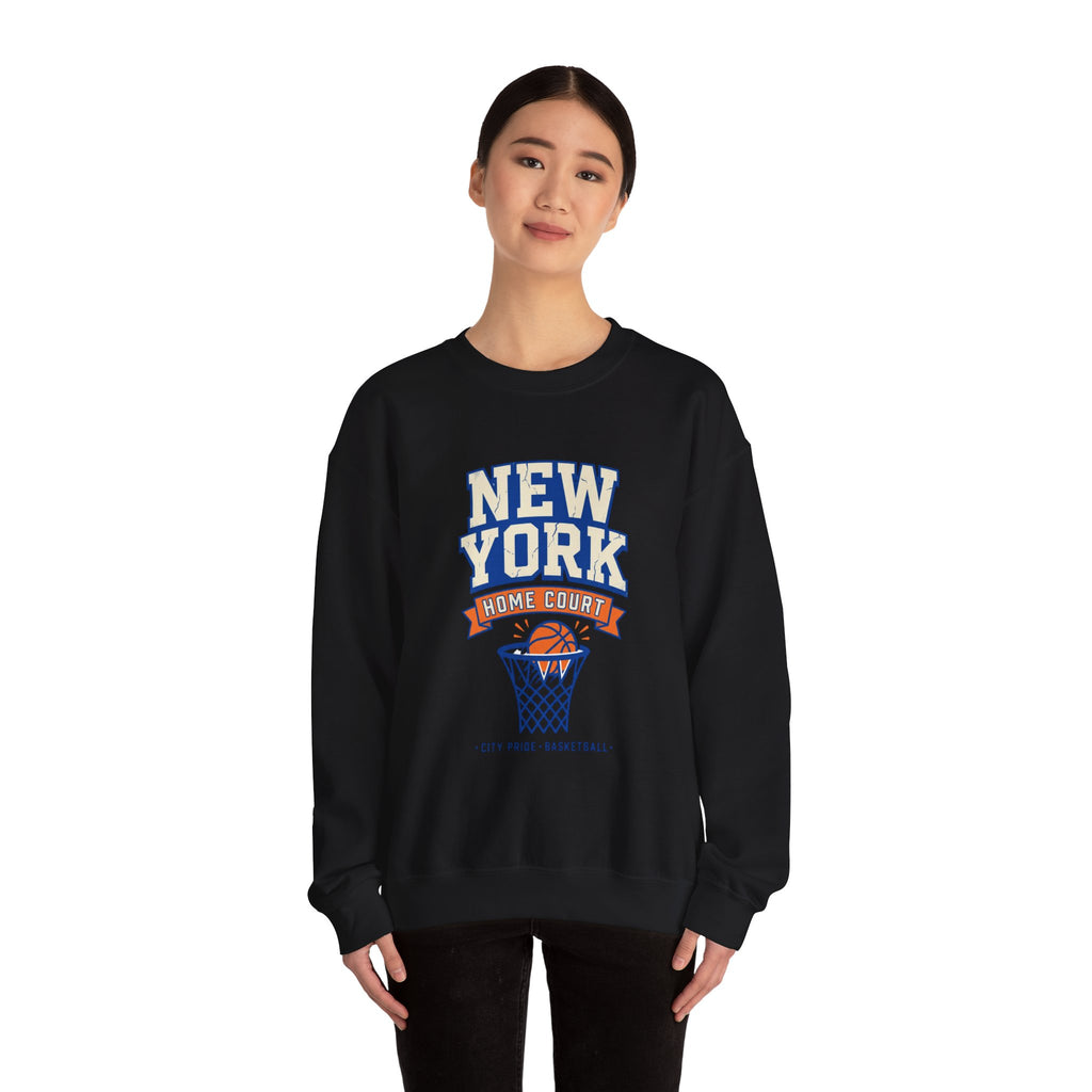 New York Home Court Sweatshirt | Vintage Basketball Pride