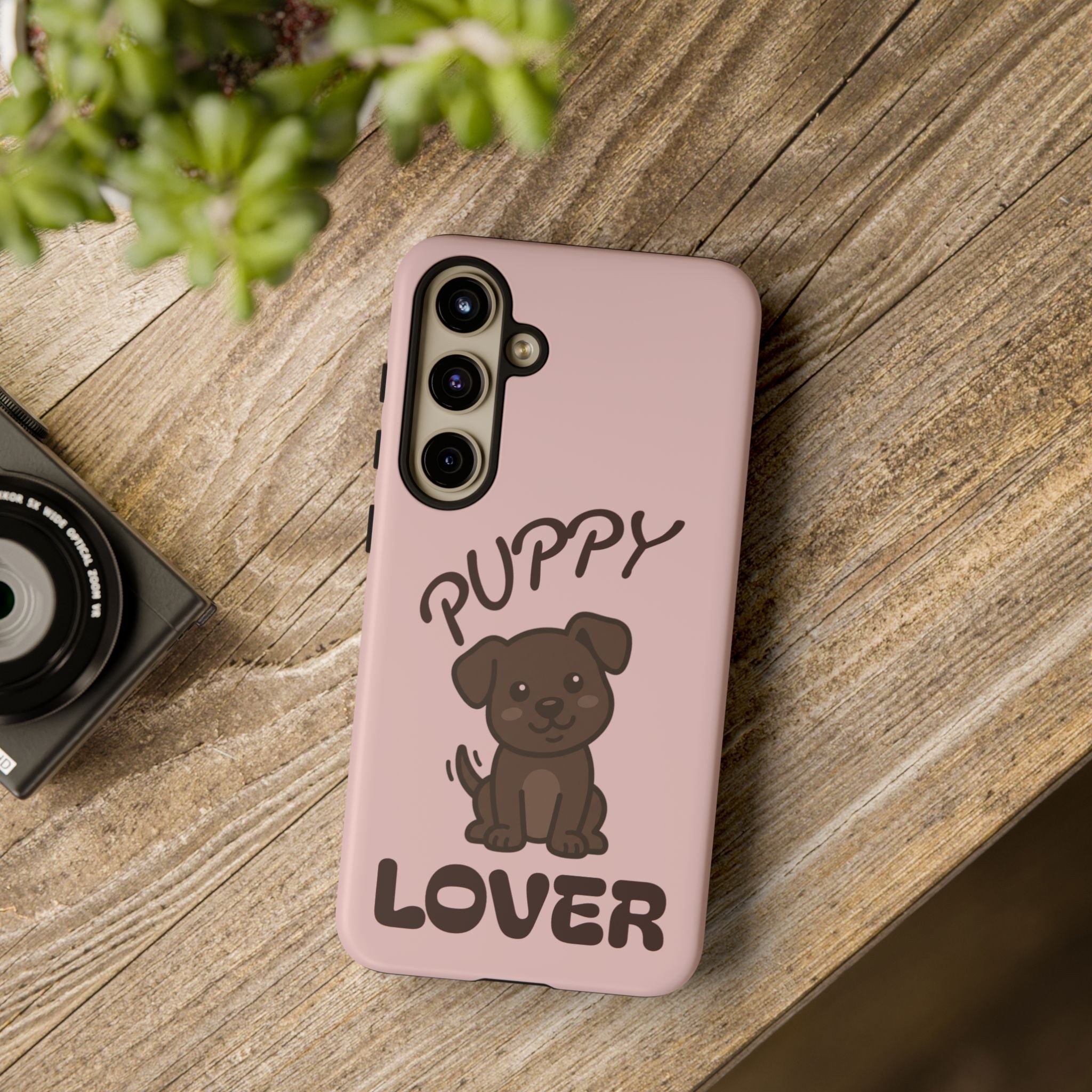 Puppy Lover Phone Case — Cute Brown Puppy Tough Phone Cover