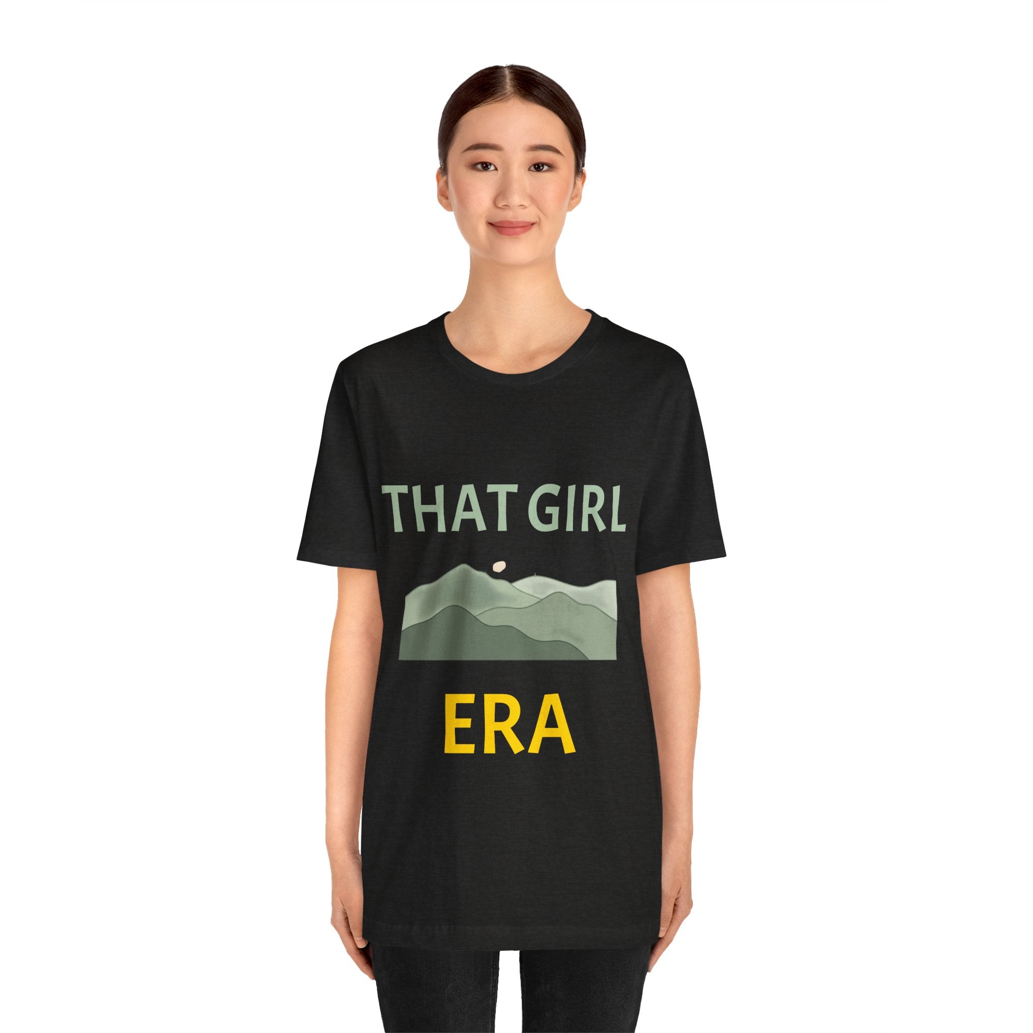That Girl Era T-Shirt – Retro Mountain Graphic Tee for Empowered Women