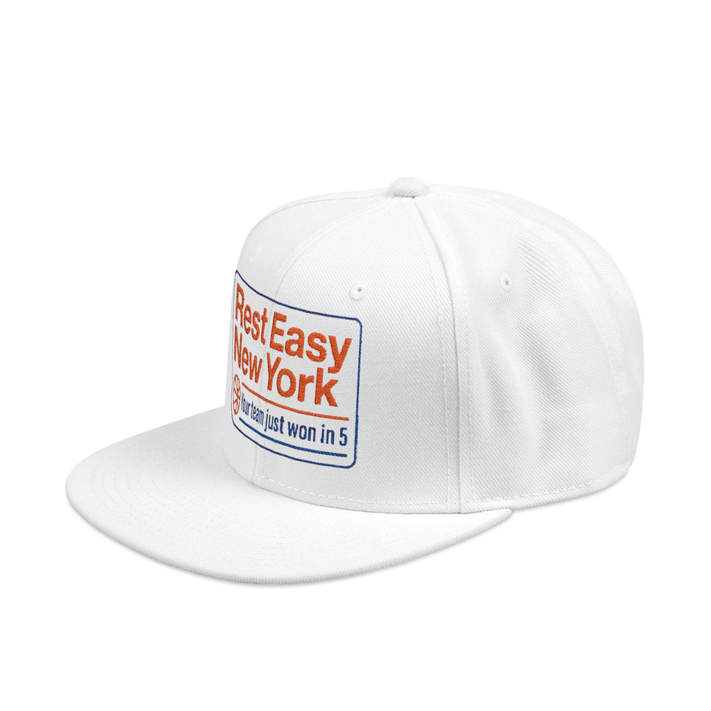 Vintage Lottery Ticket Embroidered Snapback Hat - Knicks in 5!