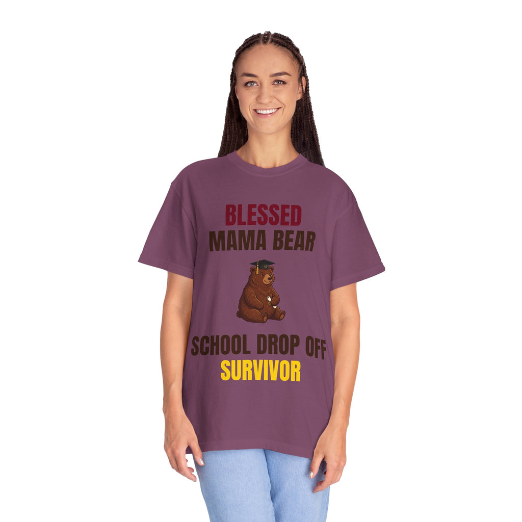Mama Bear "School Drop Off Survivor" T-Shirt