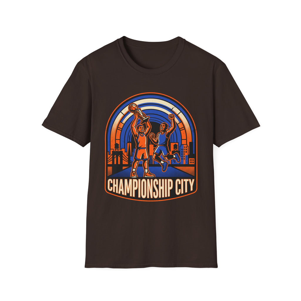 Championship City Basketball T-Shirt — Retro Winners Hoop Tee