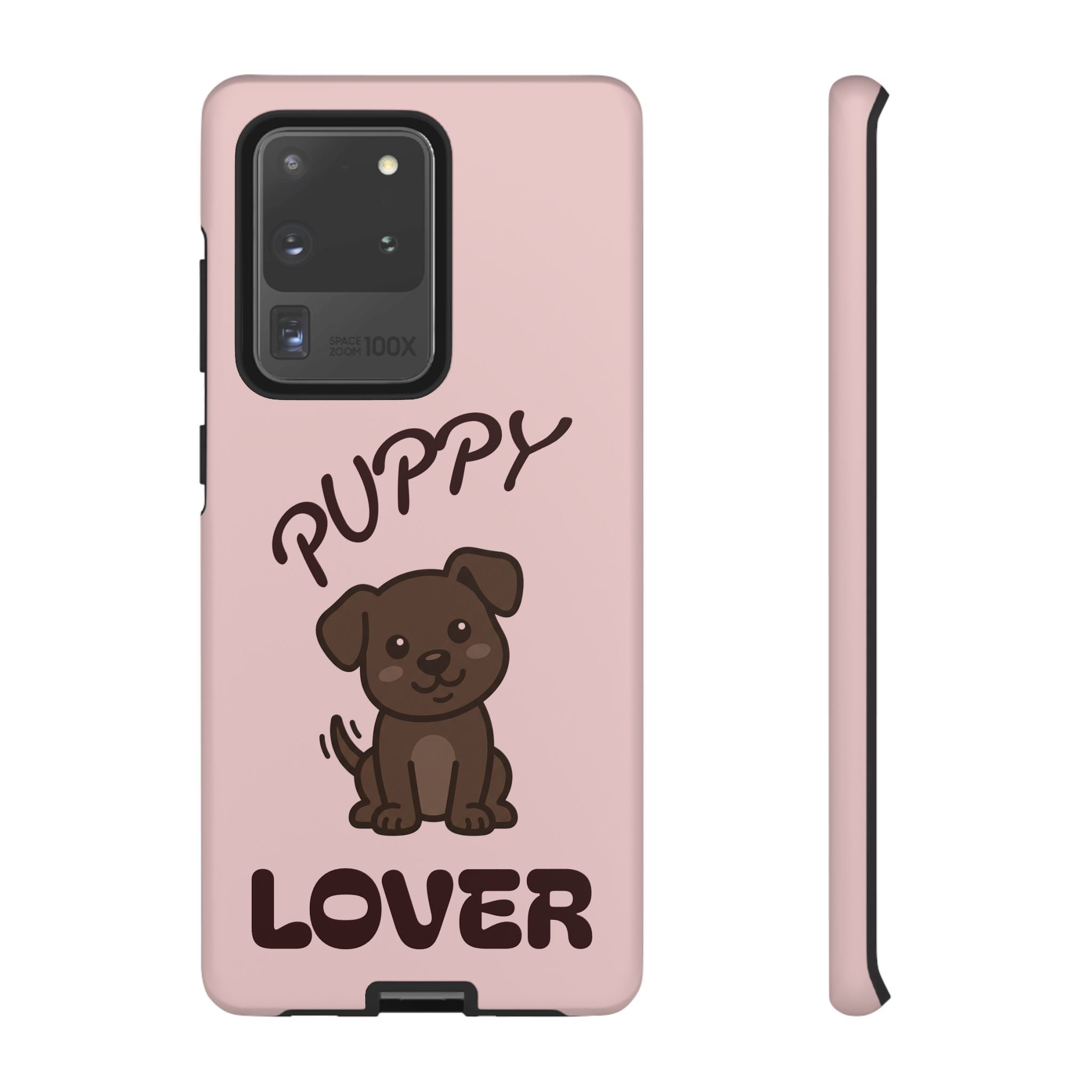 Puppy Lover Phone Case — Cute Brown Puppy Tough Phone Cover
