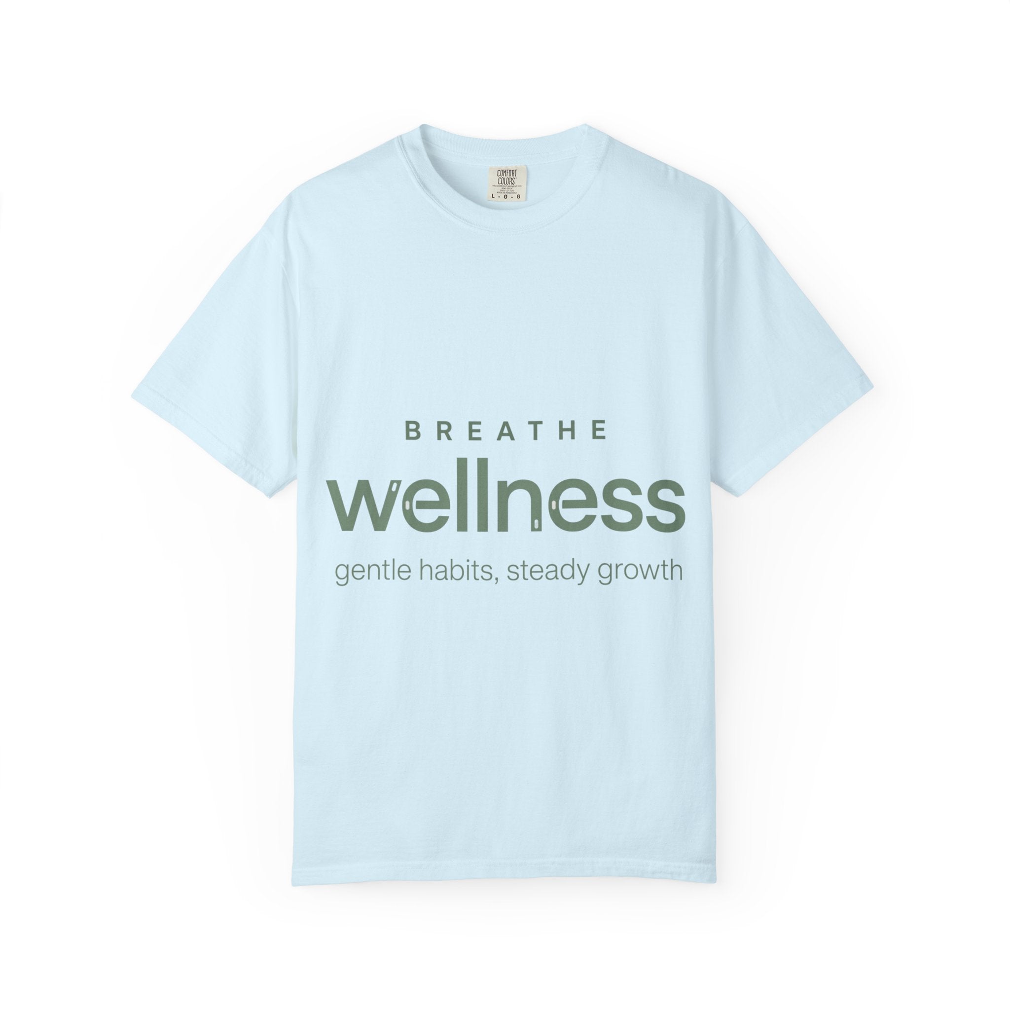 Wellness Breath T-Shirt — "Breathe Wellness" Mindful Graphic Tee