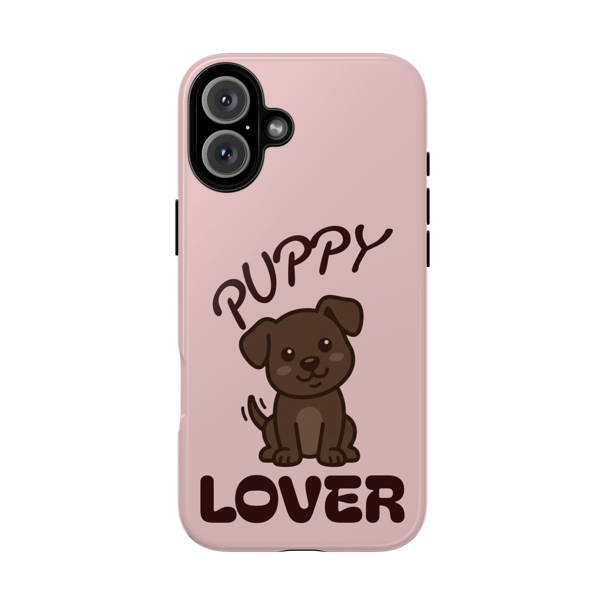 Puppy Lover Phone Case — Cute Brown Puppy Tough Phone Cover