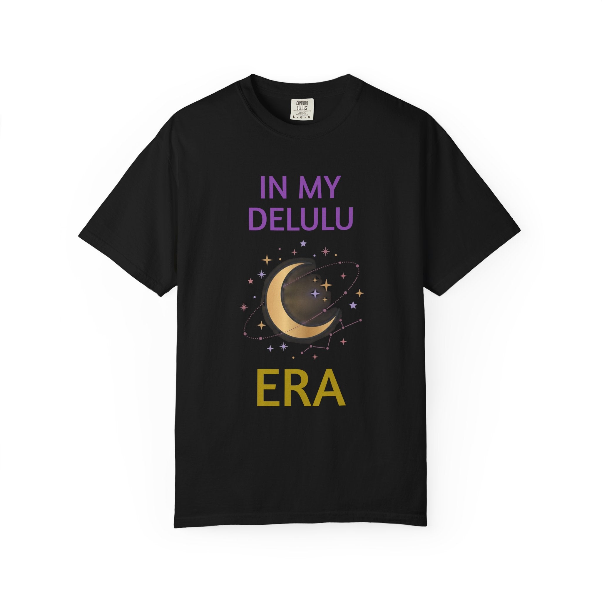 In My Delulu Era T-Shirt — Moon & Stars Graphic Tee