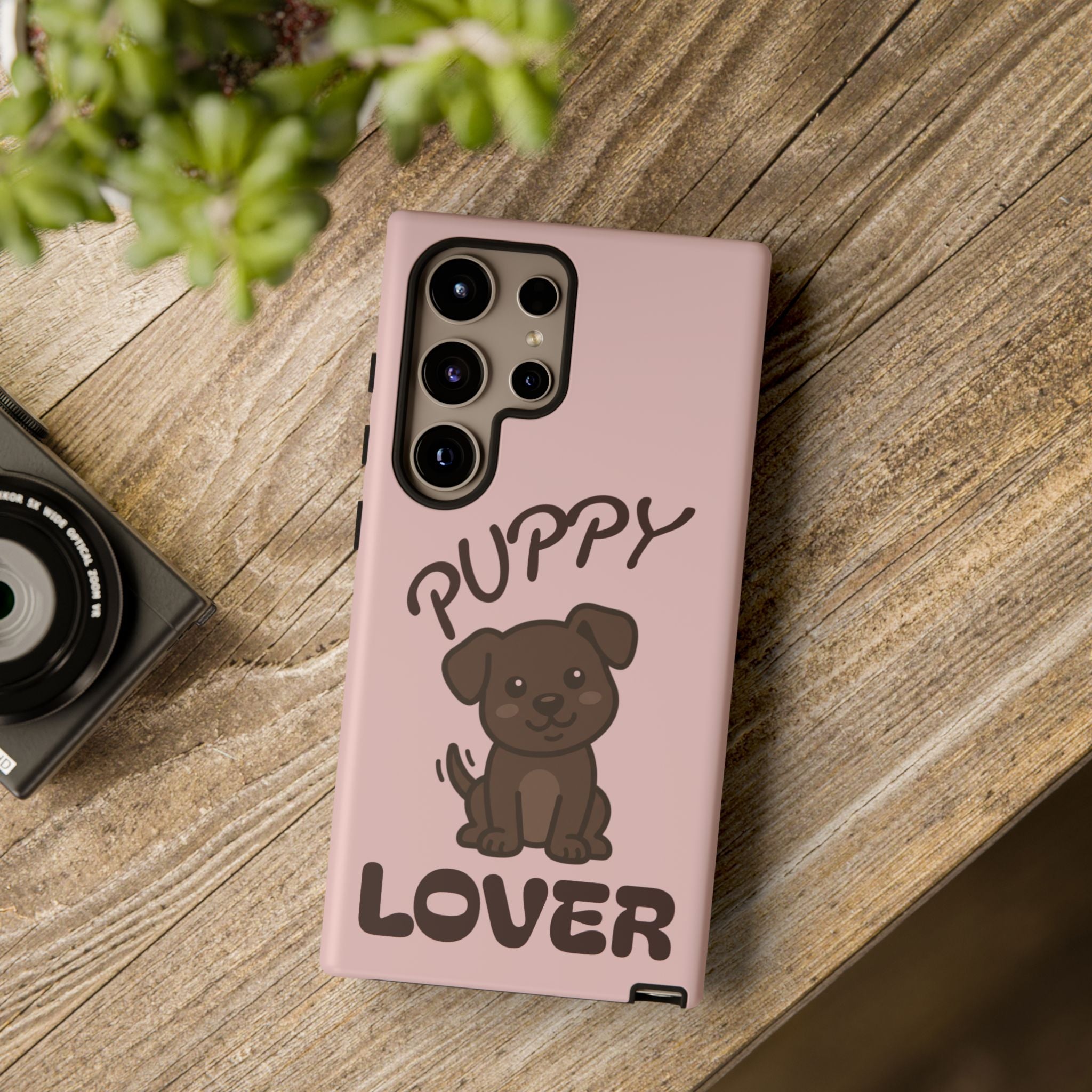 Puppy Lover Phone Case — Cute Brown Puppy Tough Phone Cover