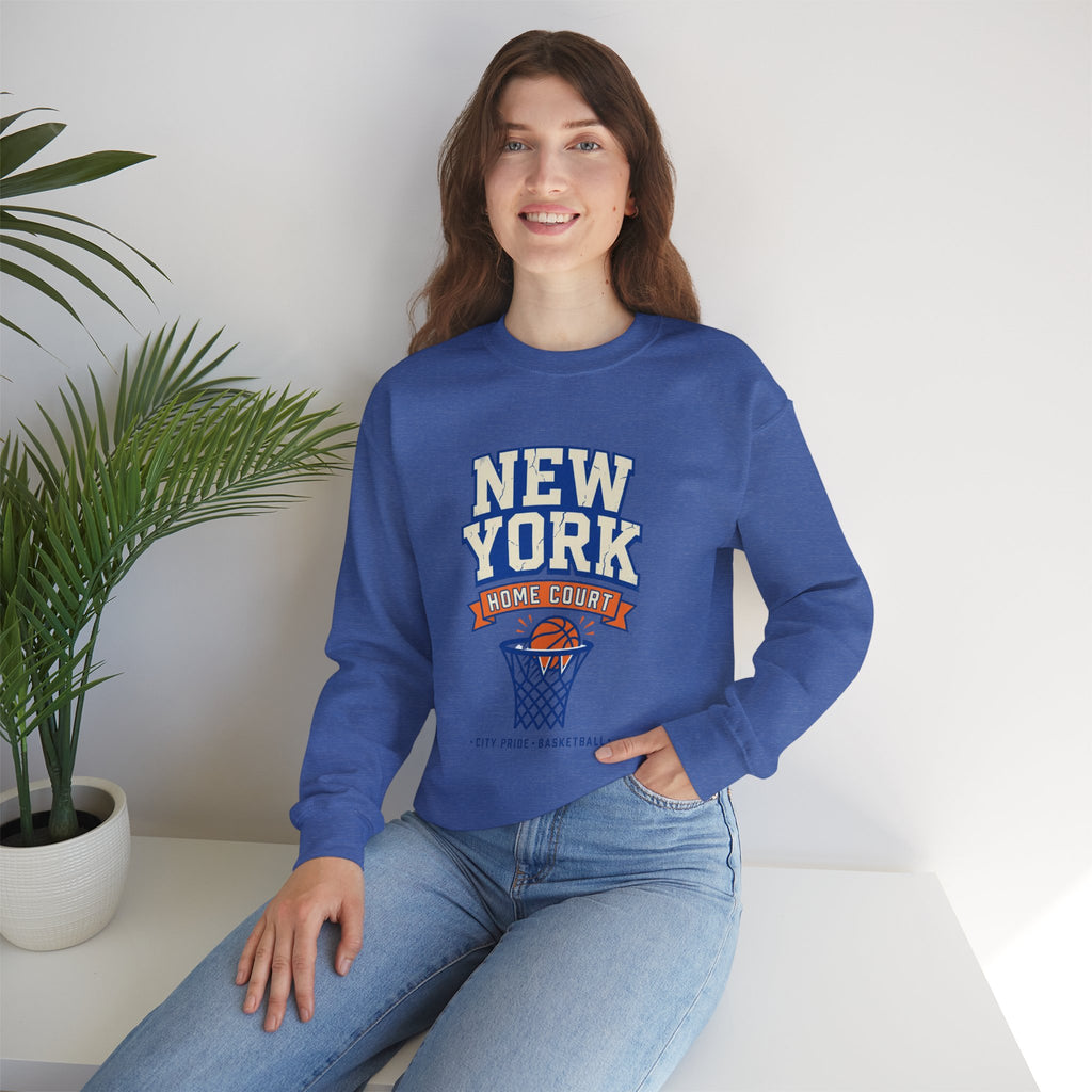New York Home Court Sweatshirt | Vintage Basketball Pride