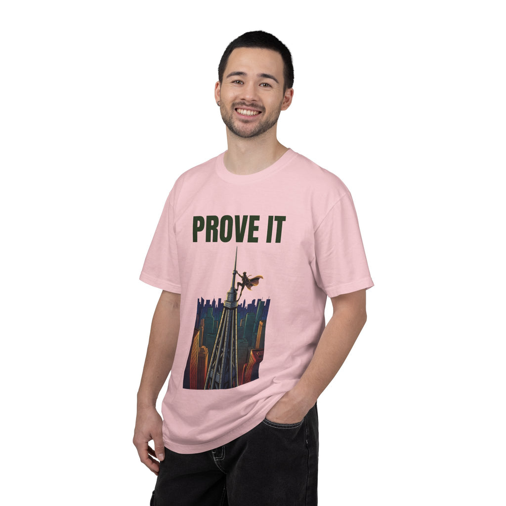 Prove It T‑Shirt — Parkour Rooftop Silhouette Graphic Tee