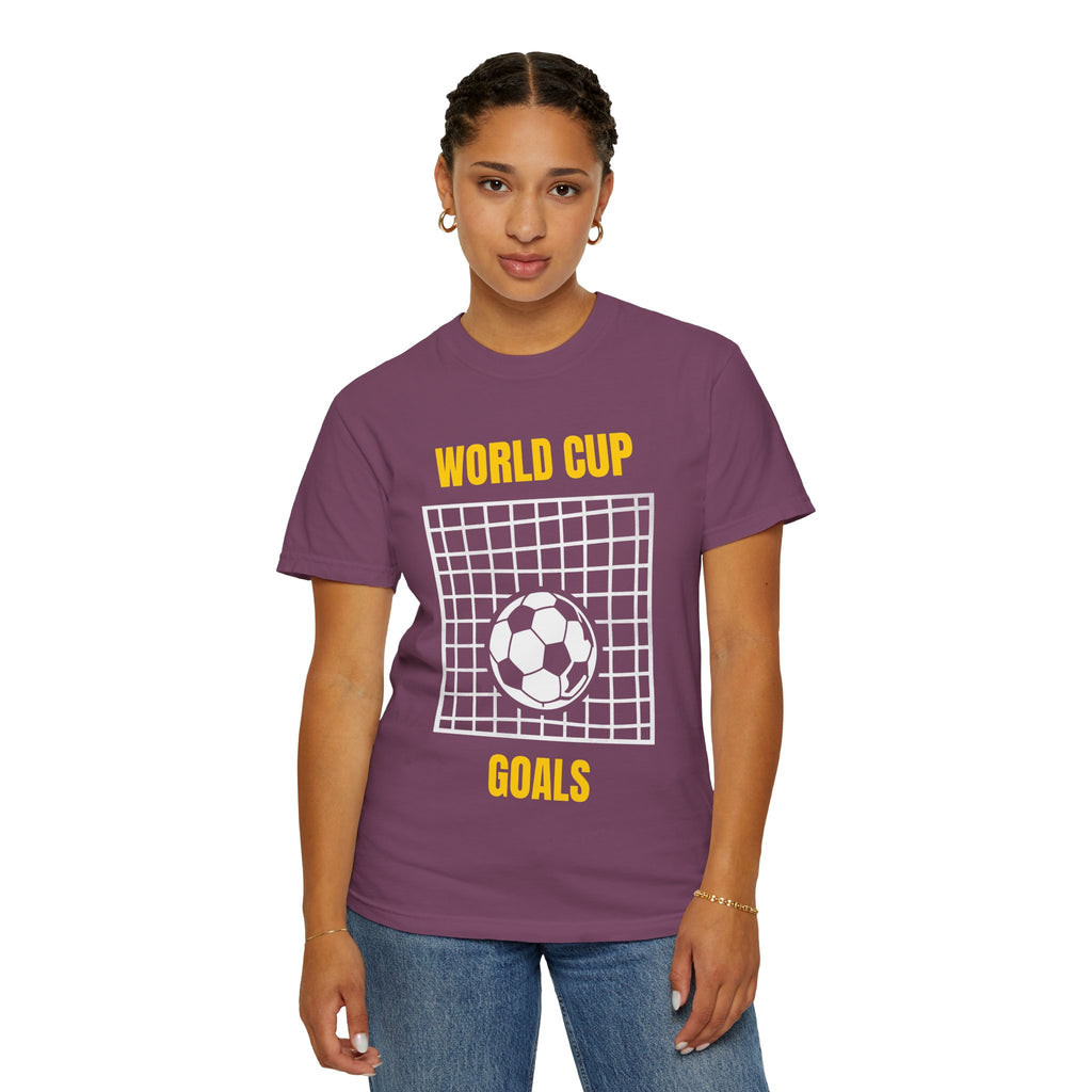 World Cup Goals T-Shirt – Soccer Goal Net & Ball Tee