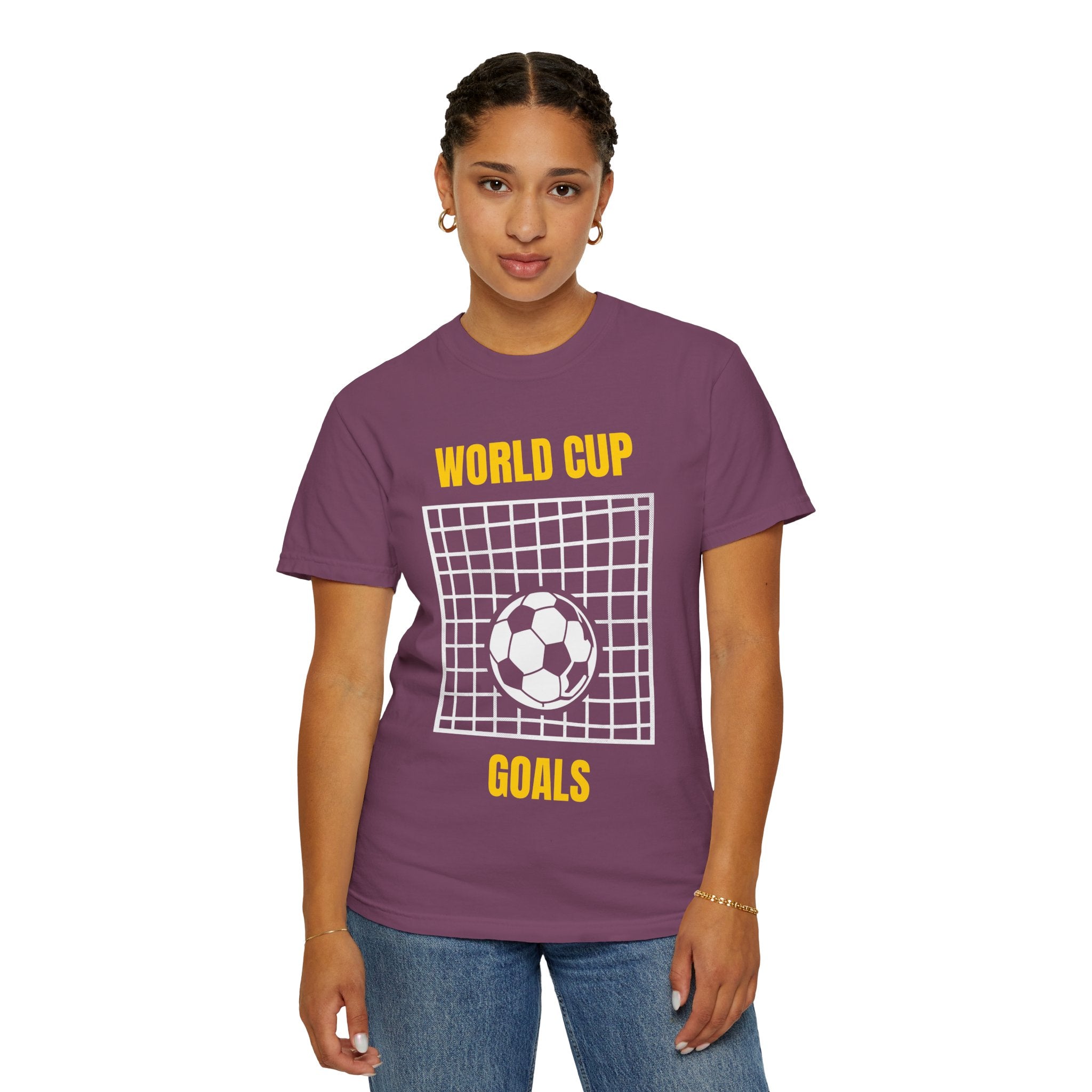 World Cup Goals T-Shirt – Soccer Goal Net & Ball Tee