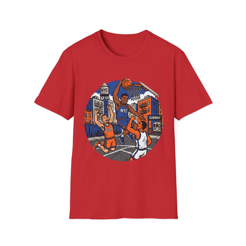 New York Hoops Run Cartoon Tee