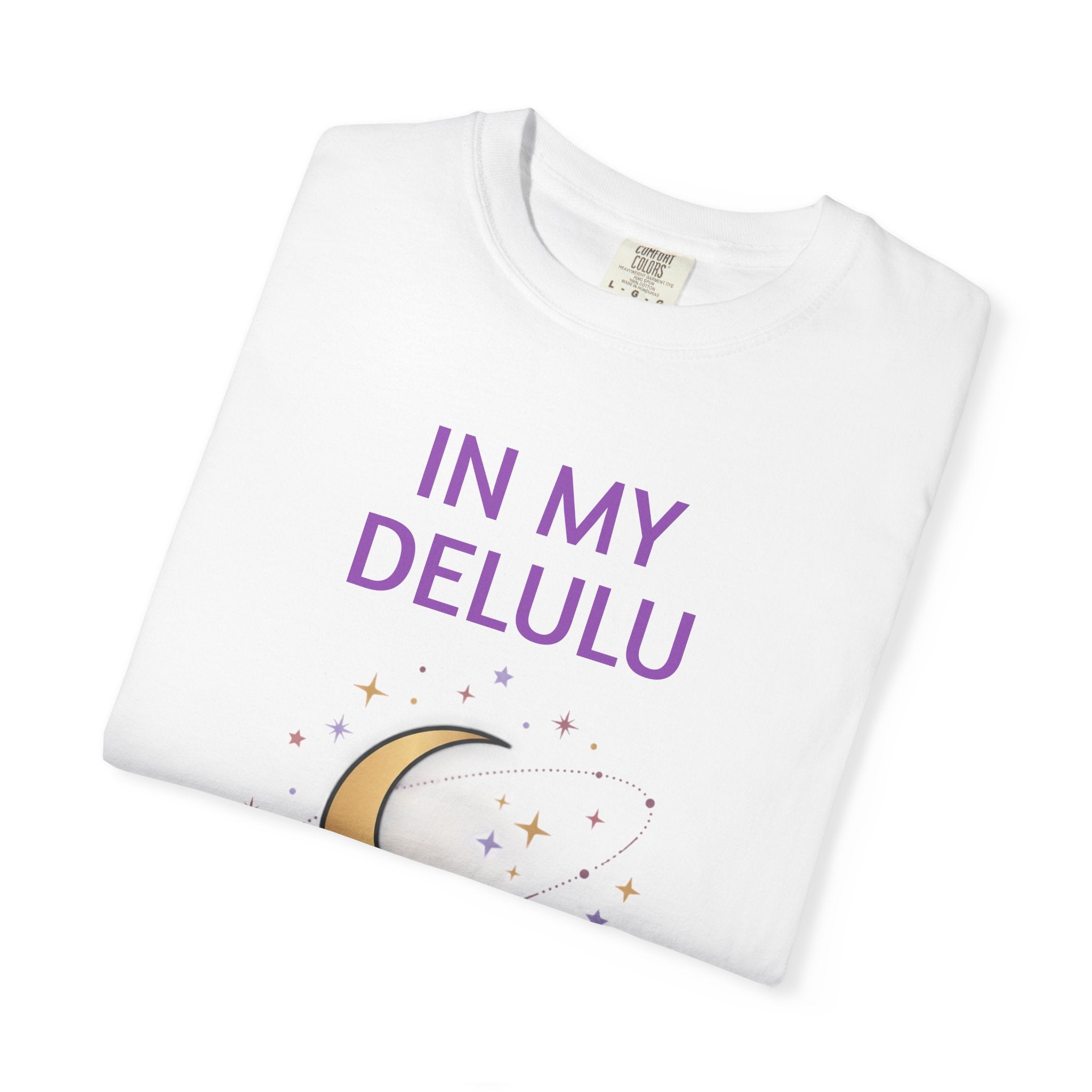 In My Delulu Era T-Shirt — Moon & Stars Graphic Tee