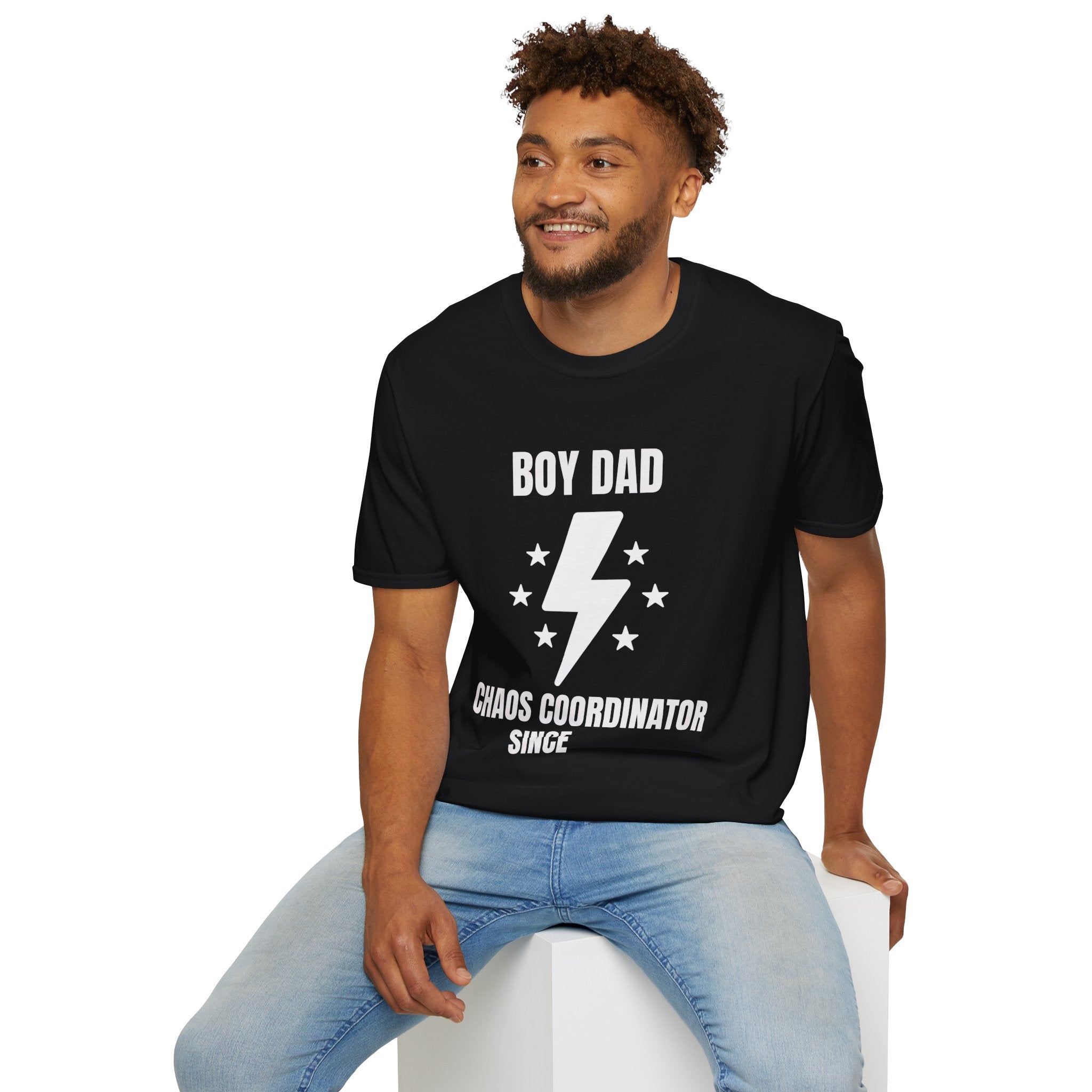 Boy Dad Chaos Coordinator T-Shirt — Funny Father's Day Gift Tee