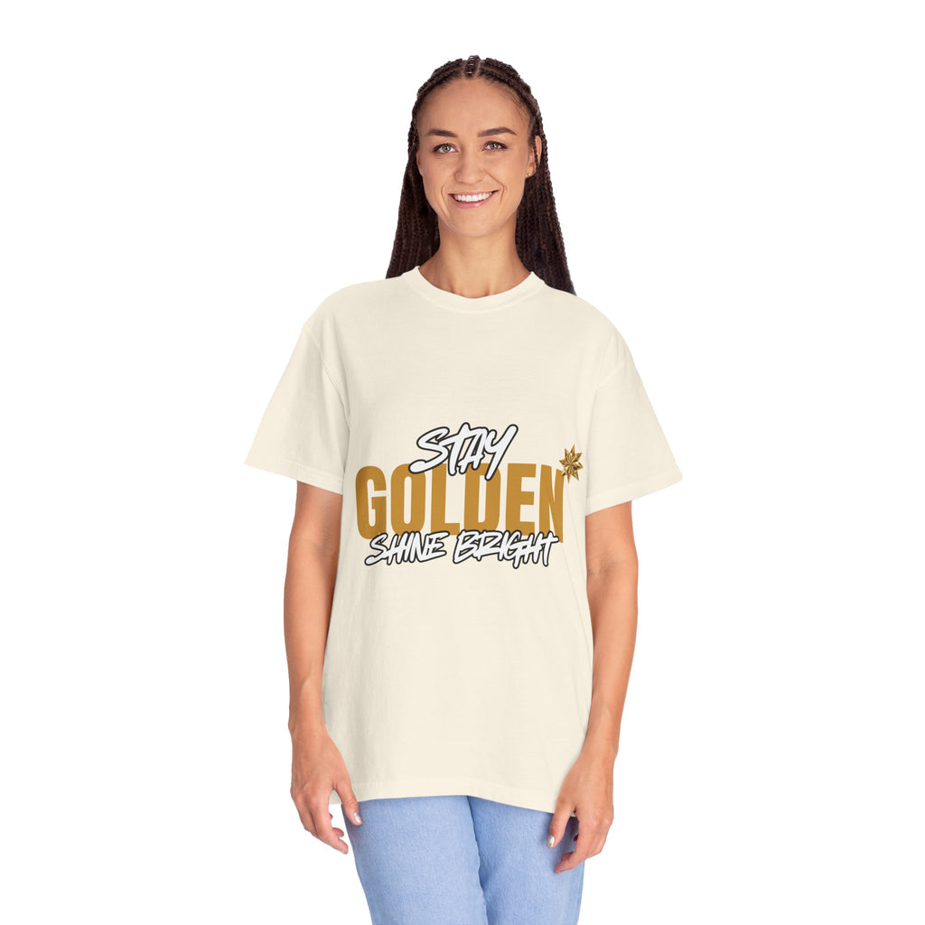 Stay Golden Graphic T-Shirt — "Stay Golden, Shine Bright" Tee