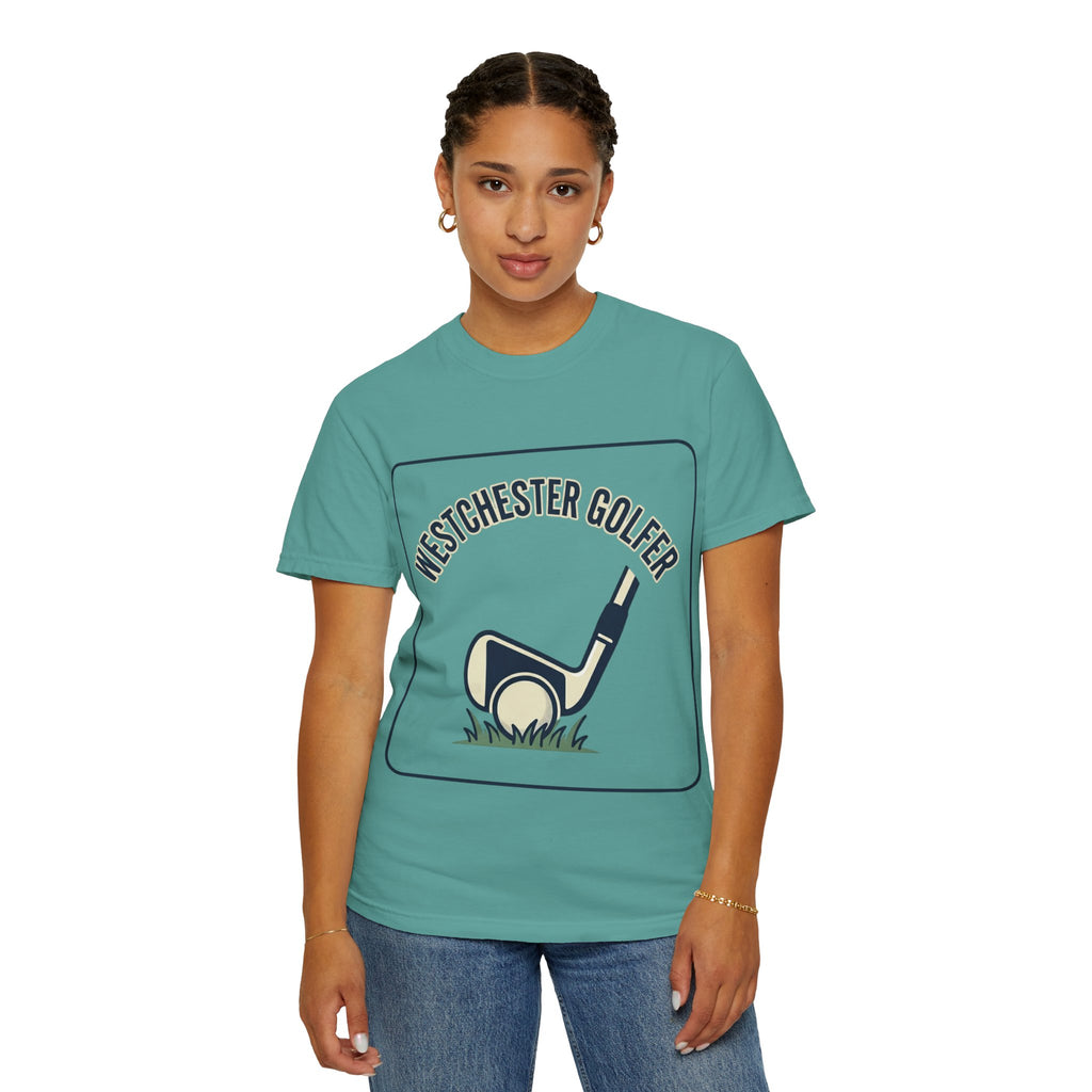 Westchester Golfer T-Shirt — Retro Golf Club & Tee Graphic