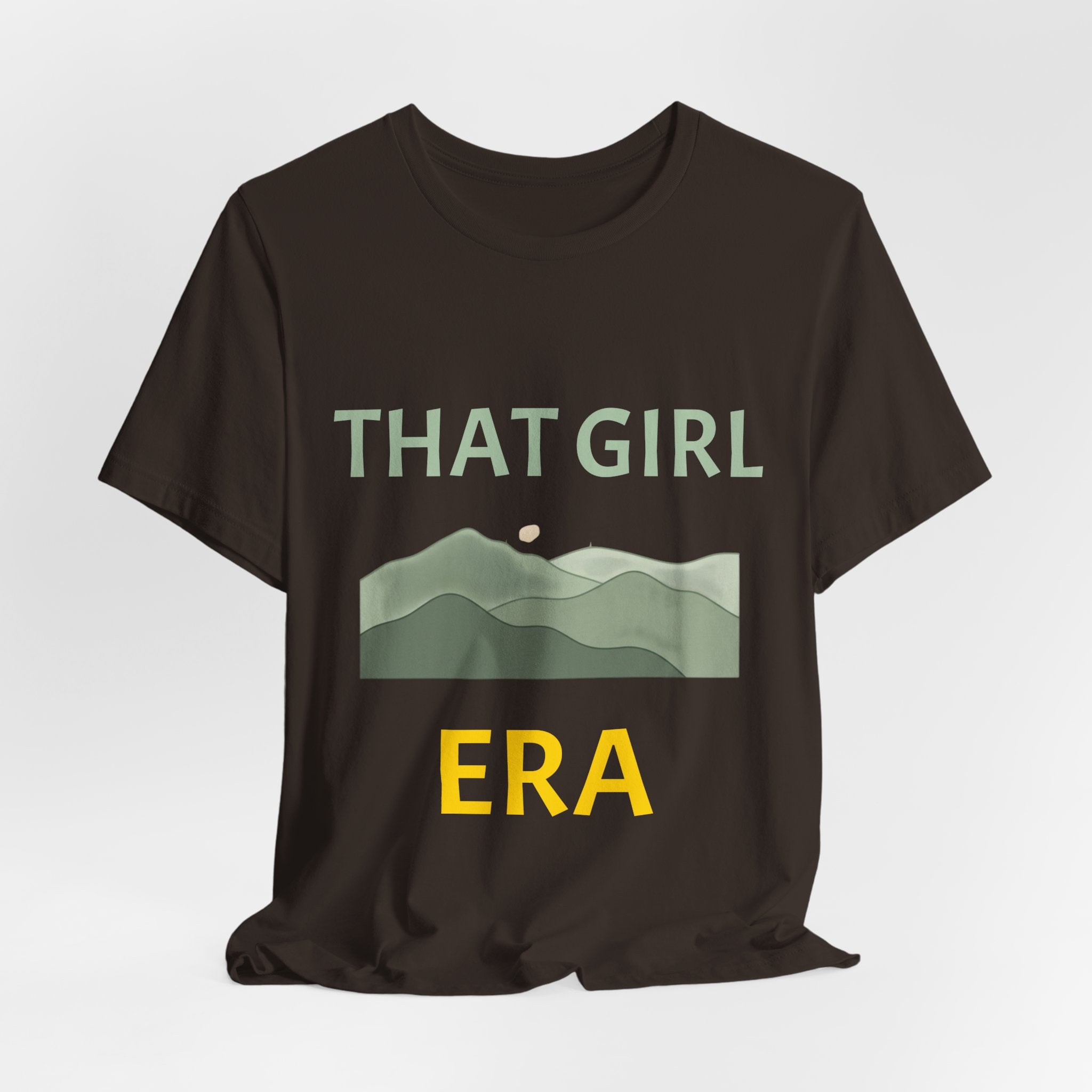 That Girl Era T-Shirt – Retro Mountain Graphic Tee for Empowered Women