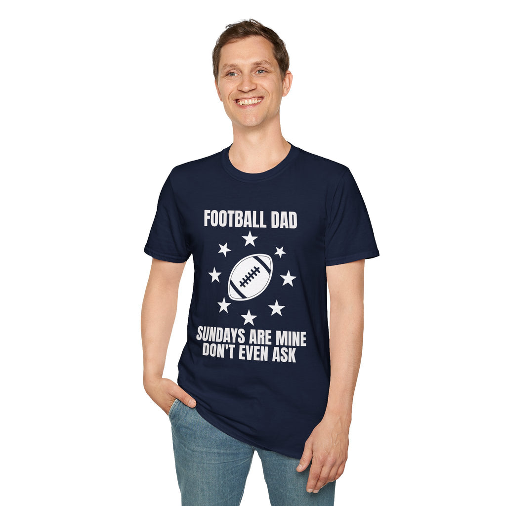 Football Dad T-Shirt — Funny Father's Day Football Fan Gift Tee
