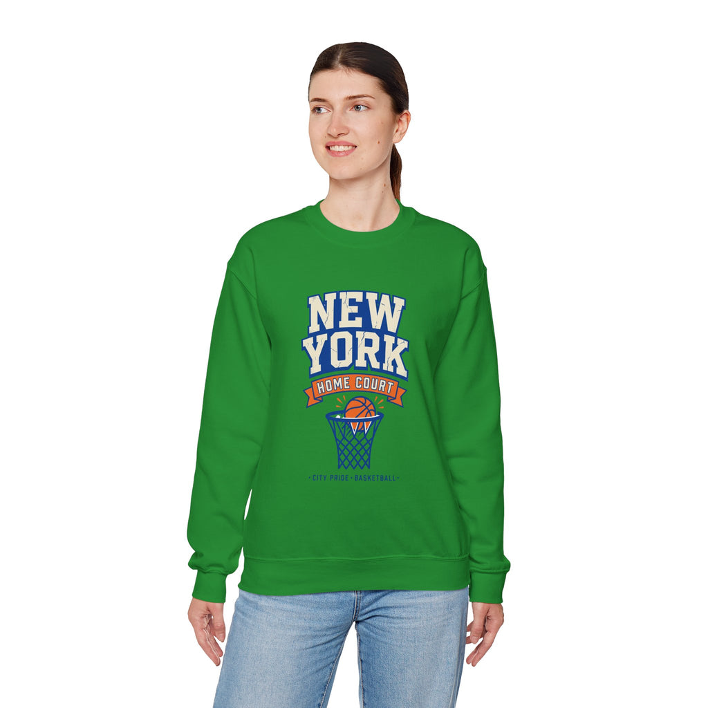 New York Home Court Sweatshirt | Vintage Basketball Pride