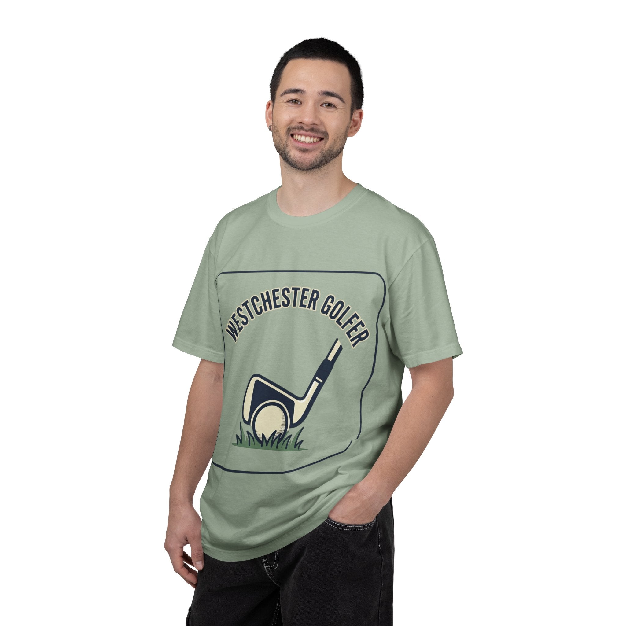 Westchester Golfer T-Shirt — Retro Golf Club & Tee Graphic