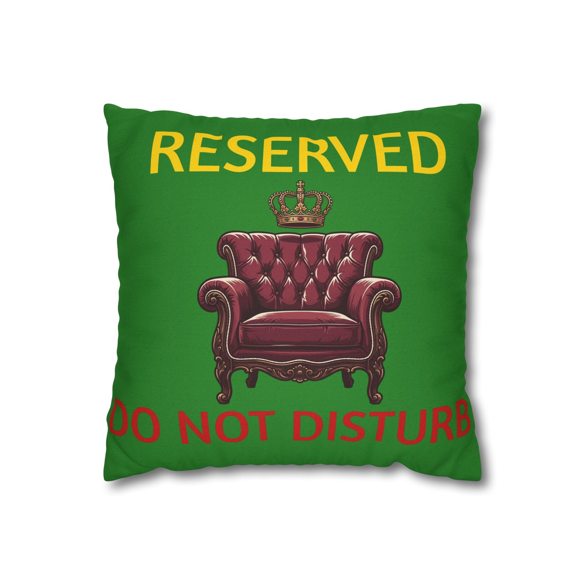 Reserved Dad's Spot Pillowcase — 'Dad's Spot' Decorative Throw Pillowcase