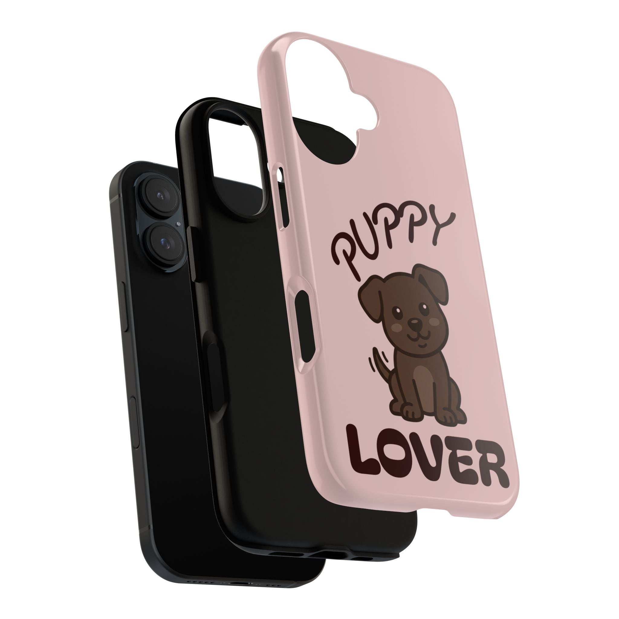 Puppy Lover Phone Case — Cute Brown Puppy Tough Phone Cover