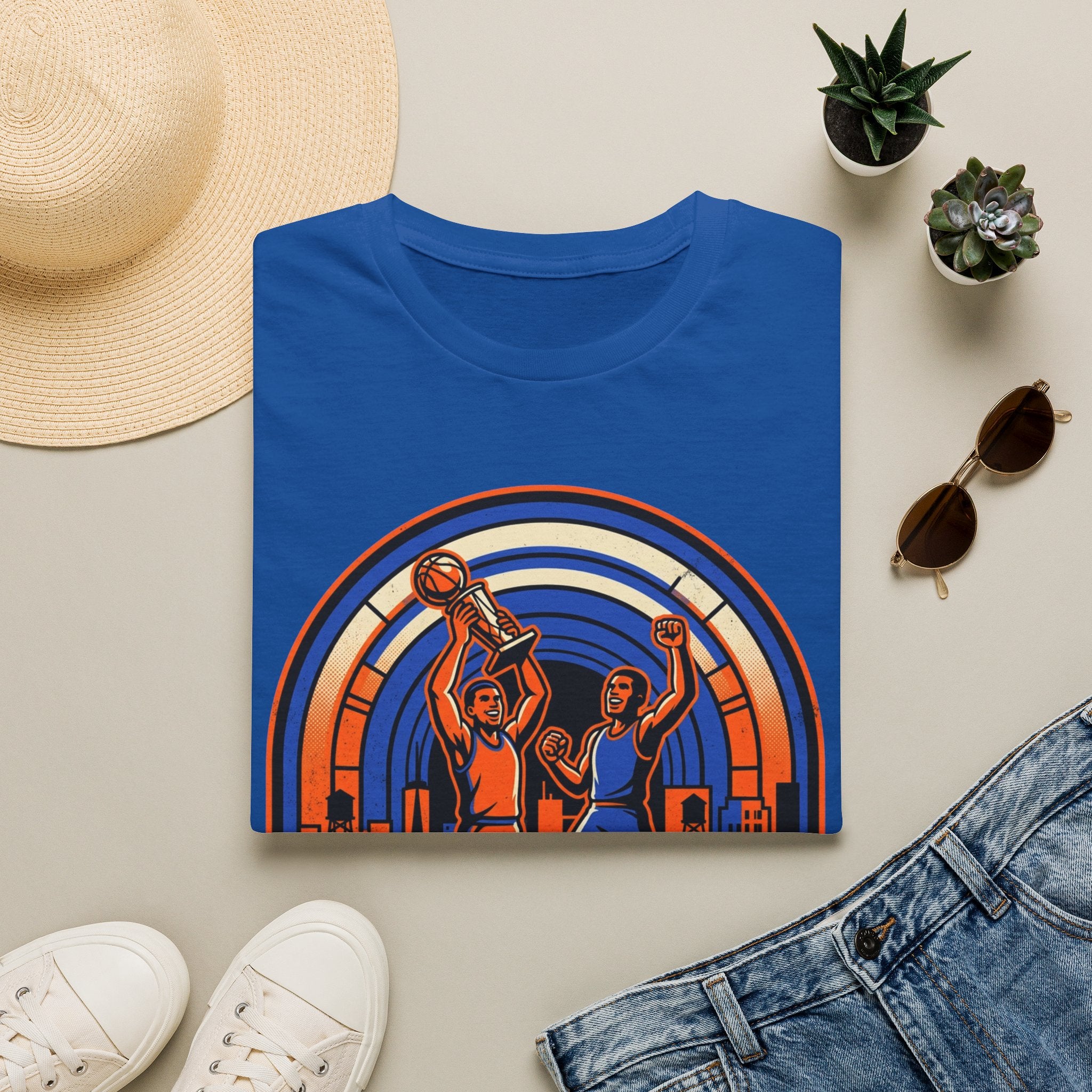 Championship City Basketball T-Shirt — Retro Winners Hoop Tee