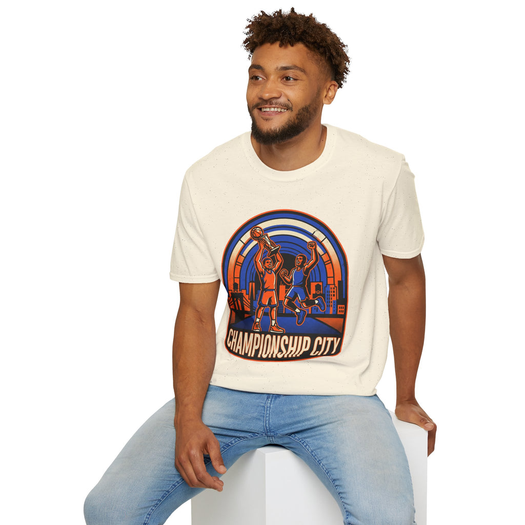 Championship City Basketball T-Shirt — Retro Winners Hoop Tee
