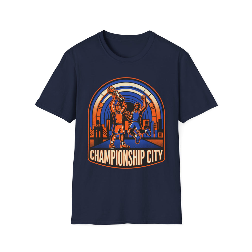Championship City Basketball T-Shirt — Retro Winners Hoop Tee