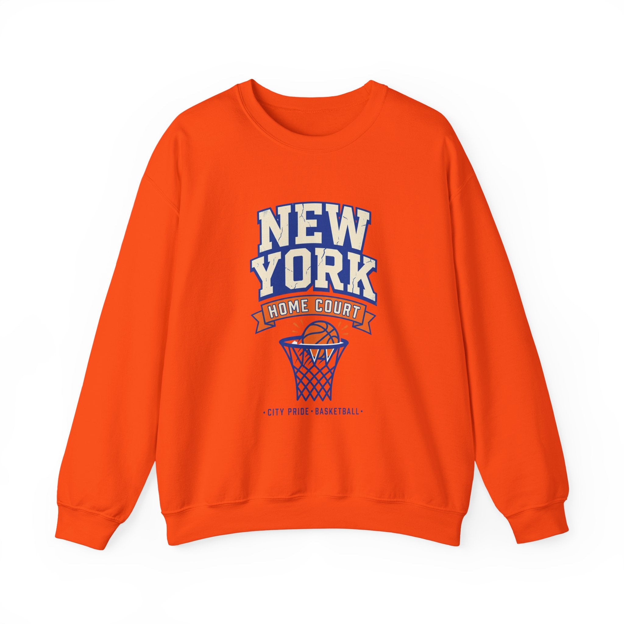 New York Home Court Sweatshirt | Vintage Basketball Pride