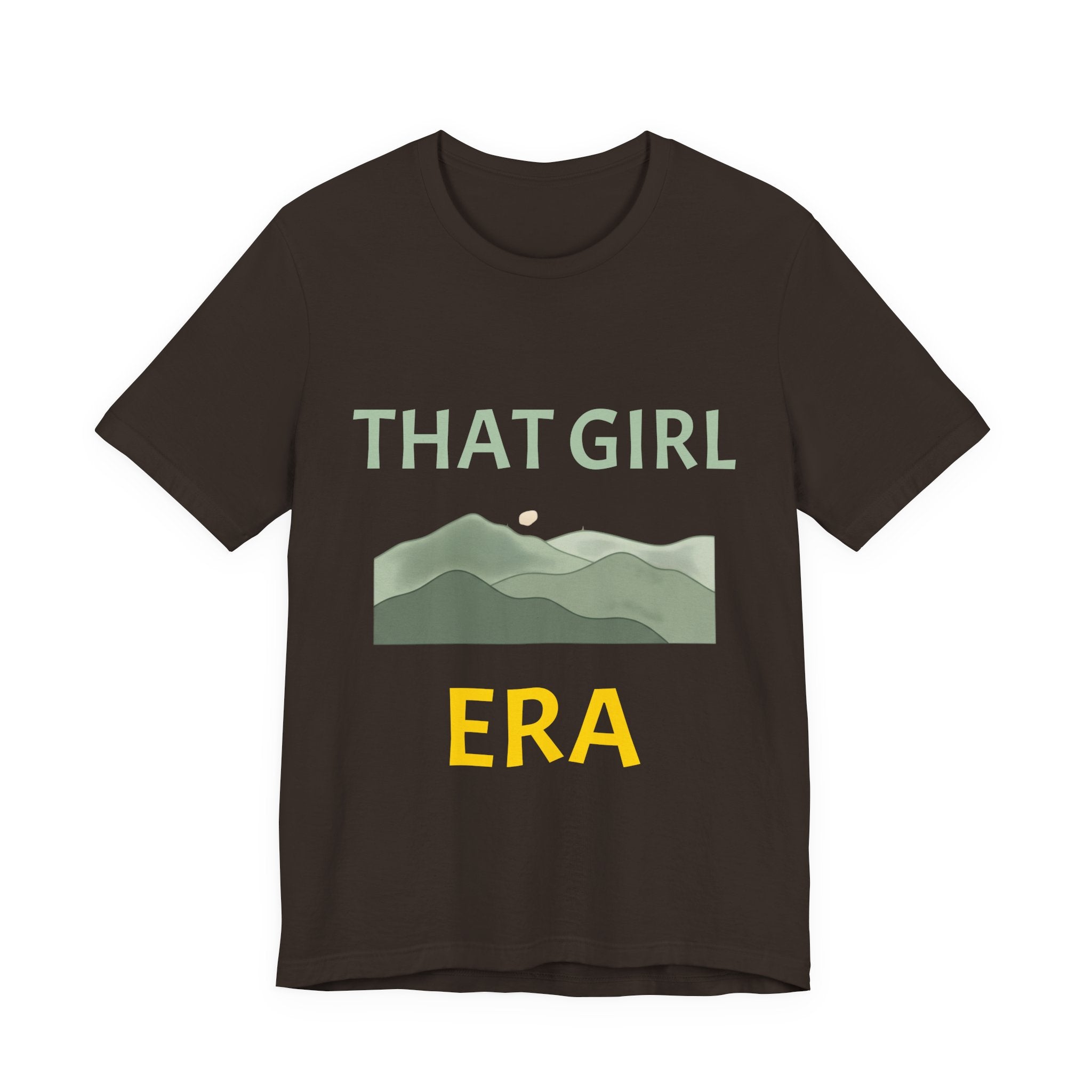 That Girl Era T-Shirt – Retro Mountain Graphic Tee for Empowered Women
