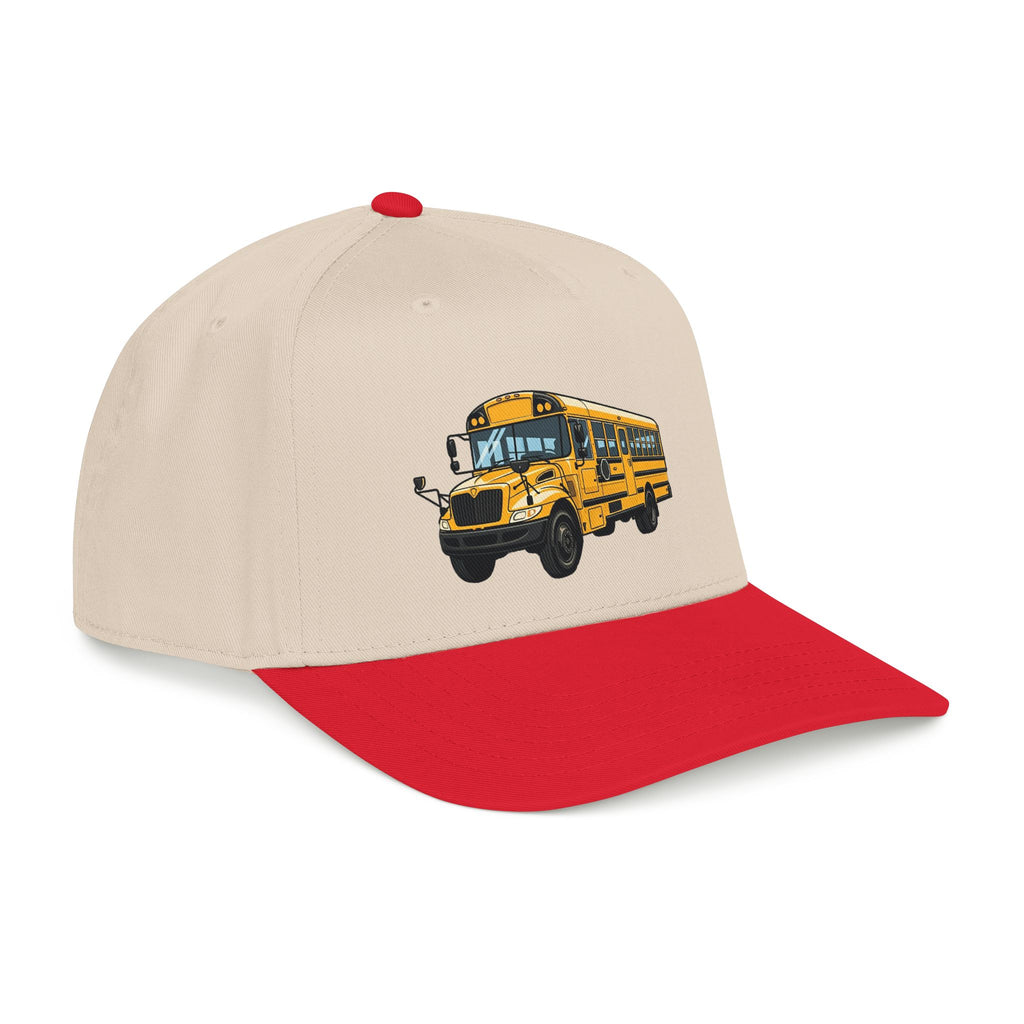 Mid Profile Baseball Cap - School Bus Driver. Keeping kids safe.