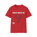 World's Okayest Dad T-Shirt — Funny Personalized Father's Day Gift Tee