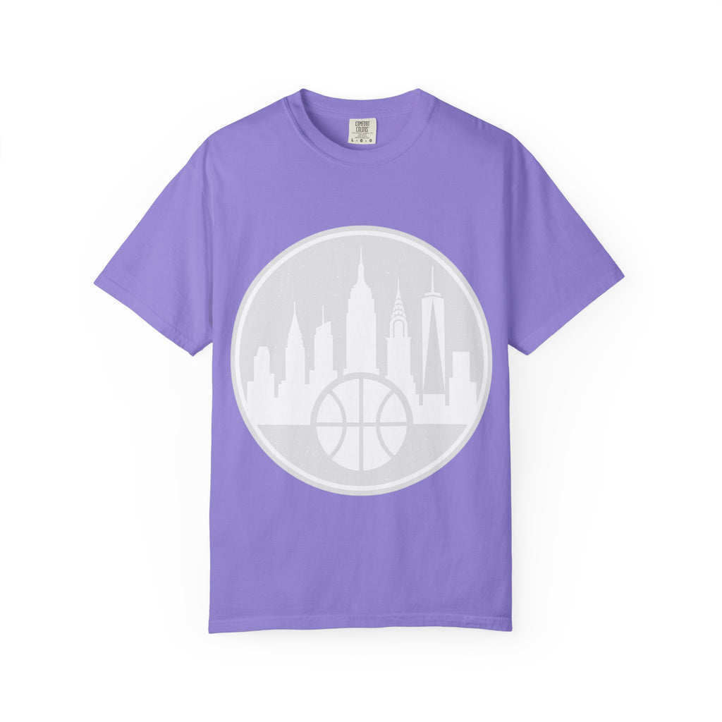 City Skyline Basketball T-Shirt — Urban Basketball Graphic Tee