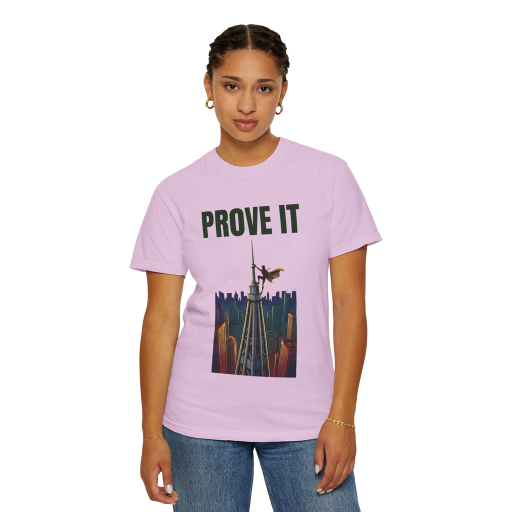 Prove It T‑Shirt — Parkour Rooftop Silhouette Graphic Tee