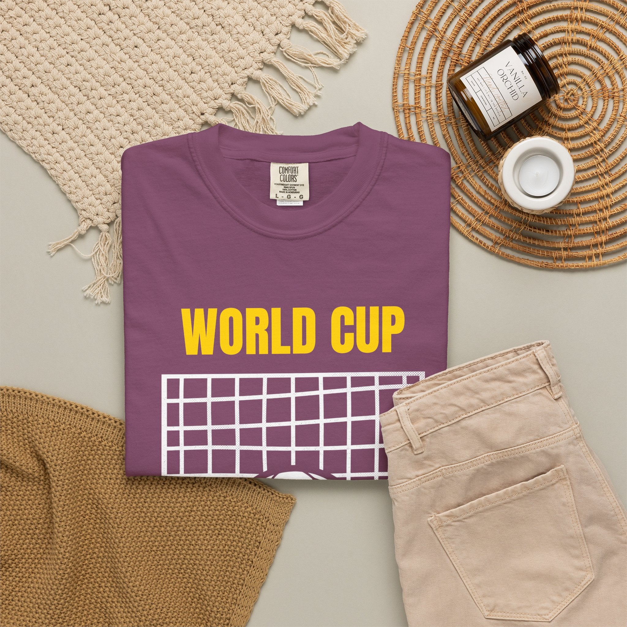 World Cup Goals T-Shirt – Soccer Goal Net & Ball Tee