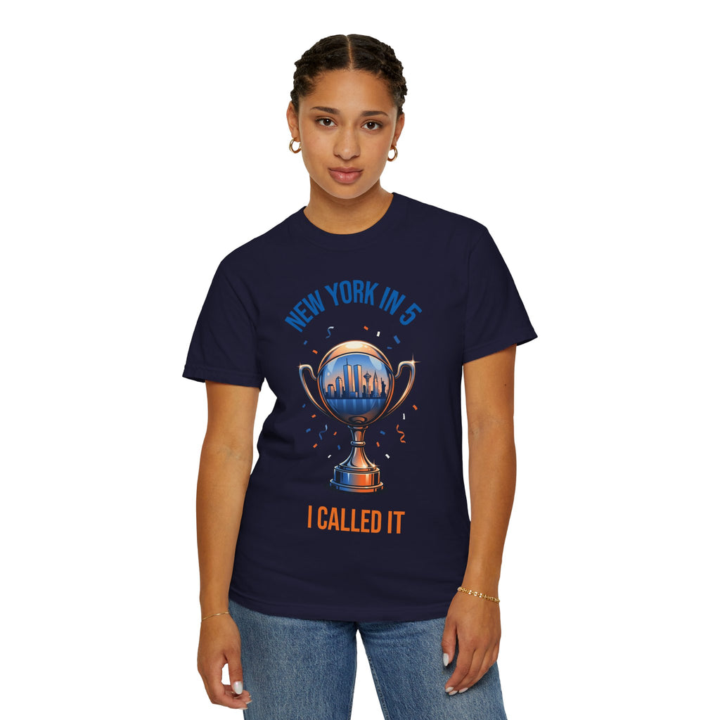 T‑Shirt — “New York in 5, I Called It” Trophy Graphic