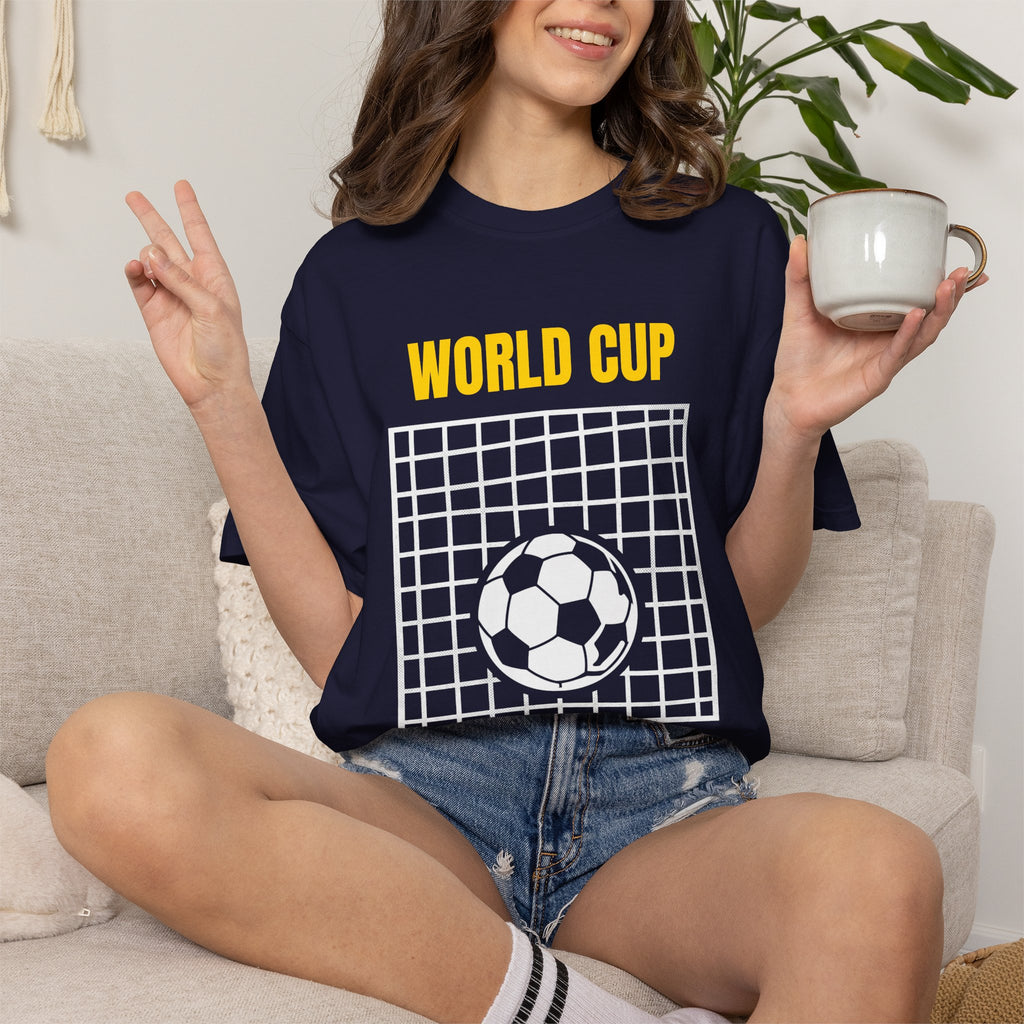 World Cup Goals T-Shirt – Soccer Goal Net & Ball Tee