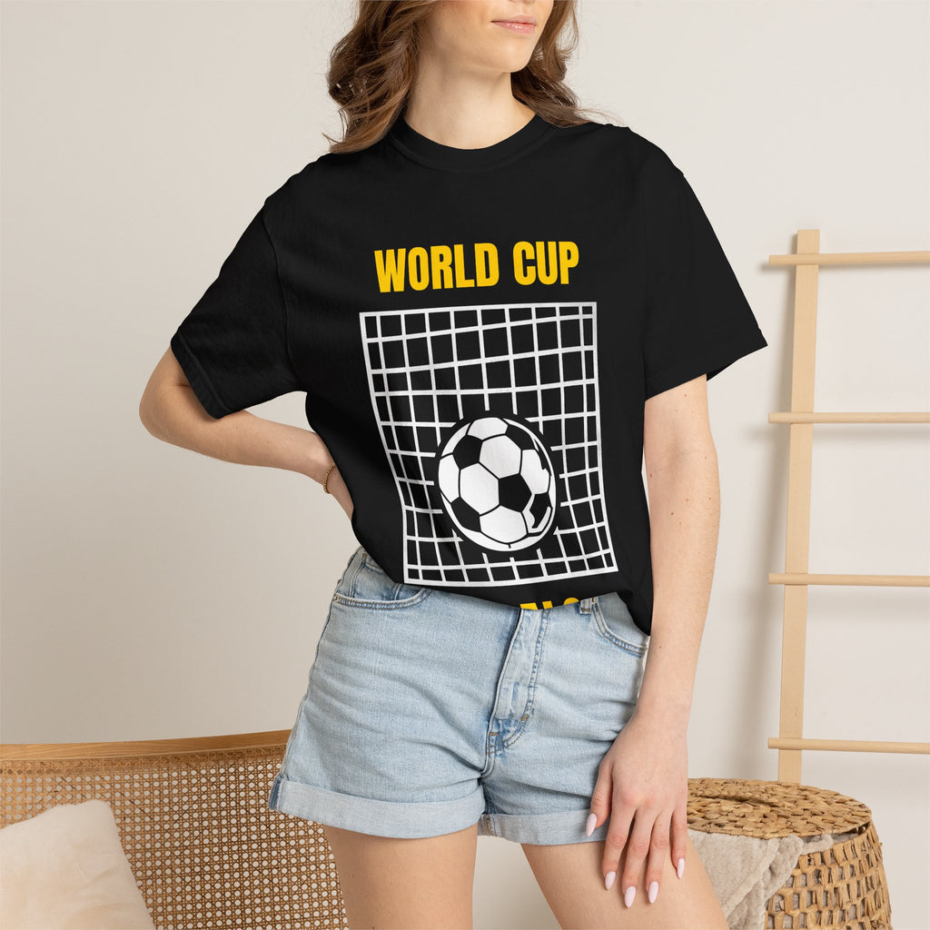 World Cup Goals T-Shirt – Soccer Goal Net & Ball Tee