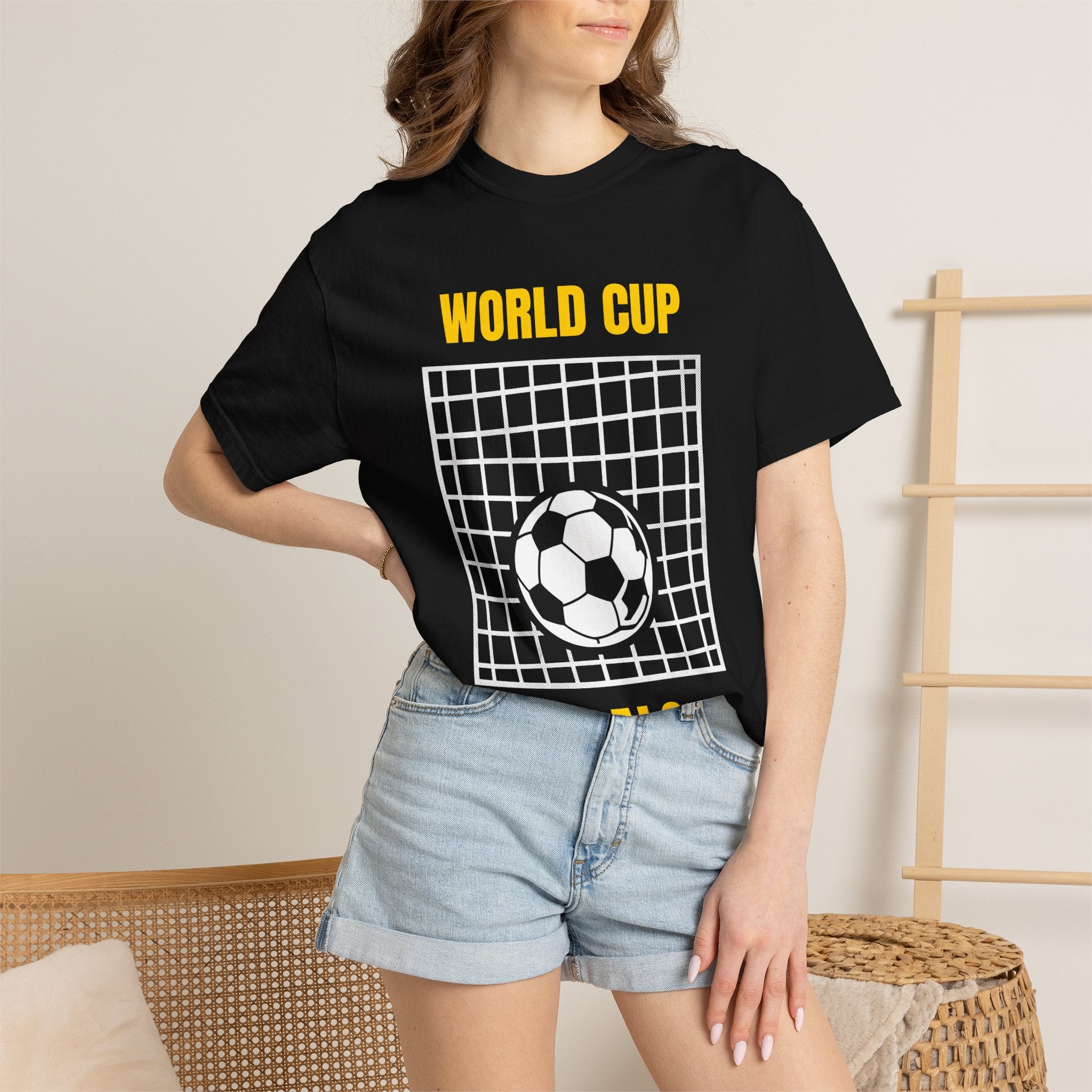 World Cup Goals T-Shirt – Soccer Goal Net & Ball Tee