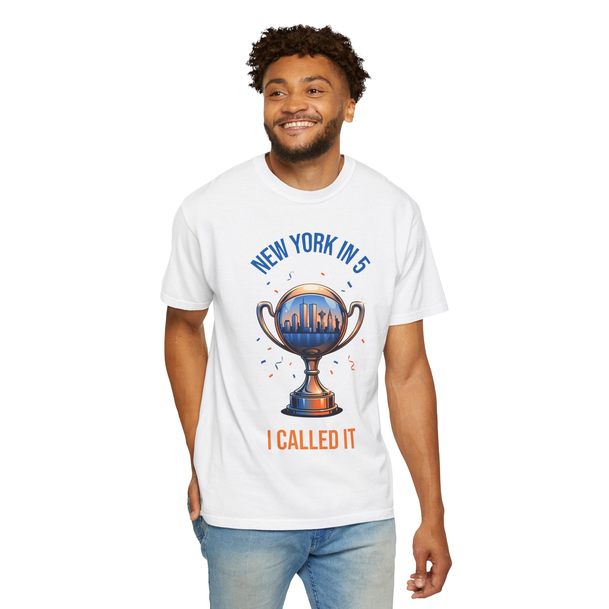 T‑Shirt — “New York in 5, I Called It” Trophy Graphic
