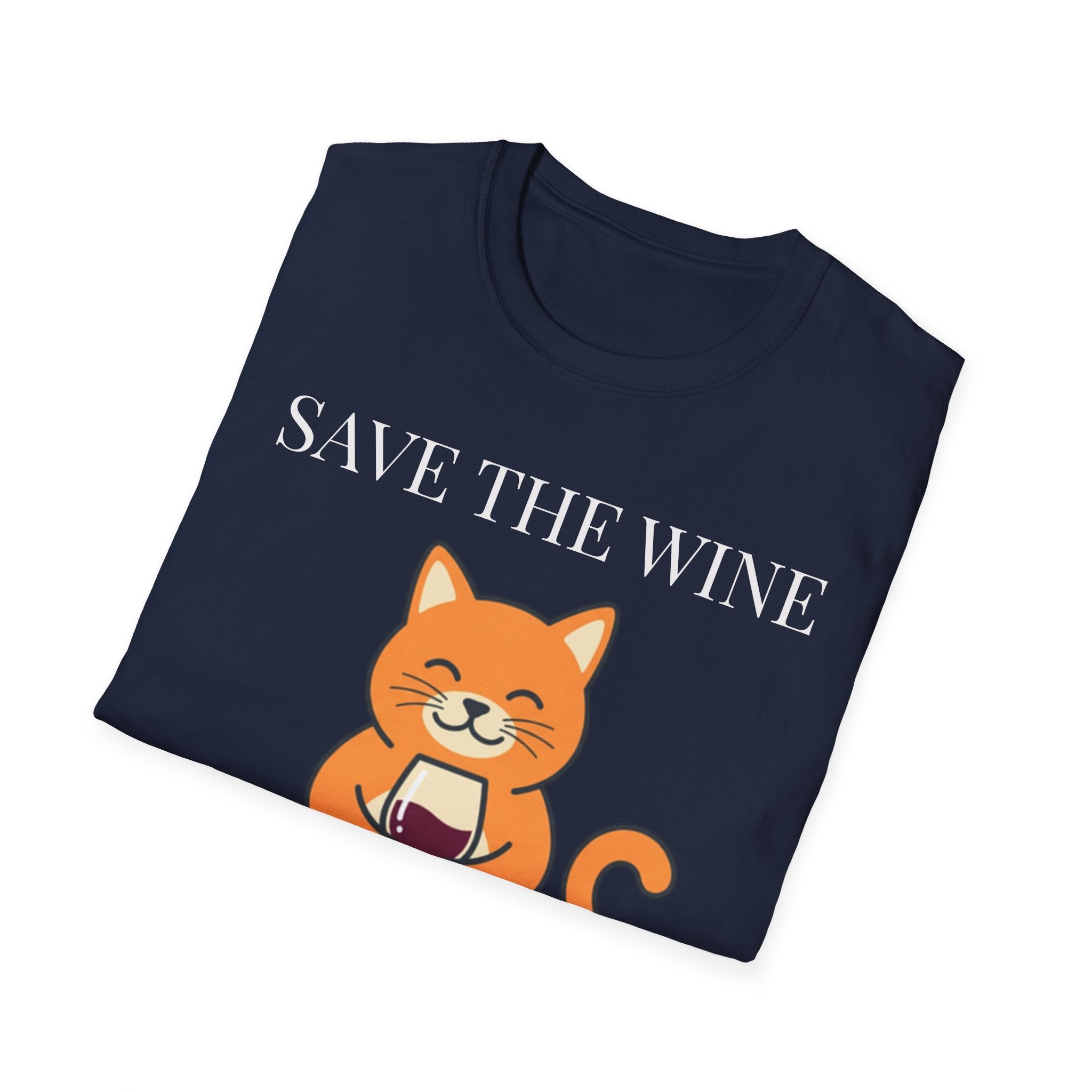 Cat Mom Wine Shirt — Funny Cat Lady Tee, Gift for Her