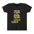 First Day Of School Survivor T-Shirt — Funny Back To School Kids Gift Tee