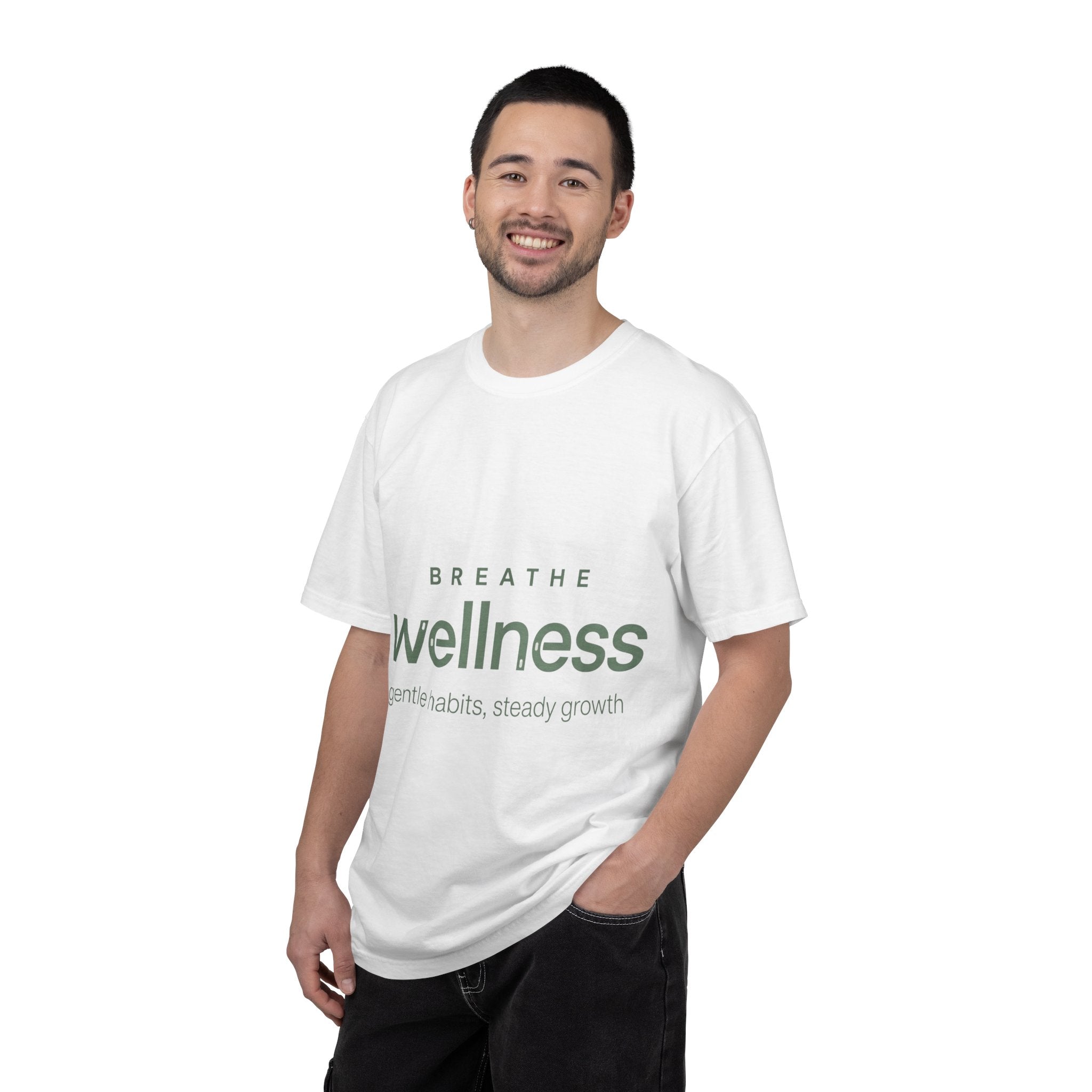Wellness Breath T-Shirt — "Breathe Wellness" Mindful Graphic Tee