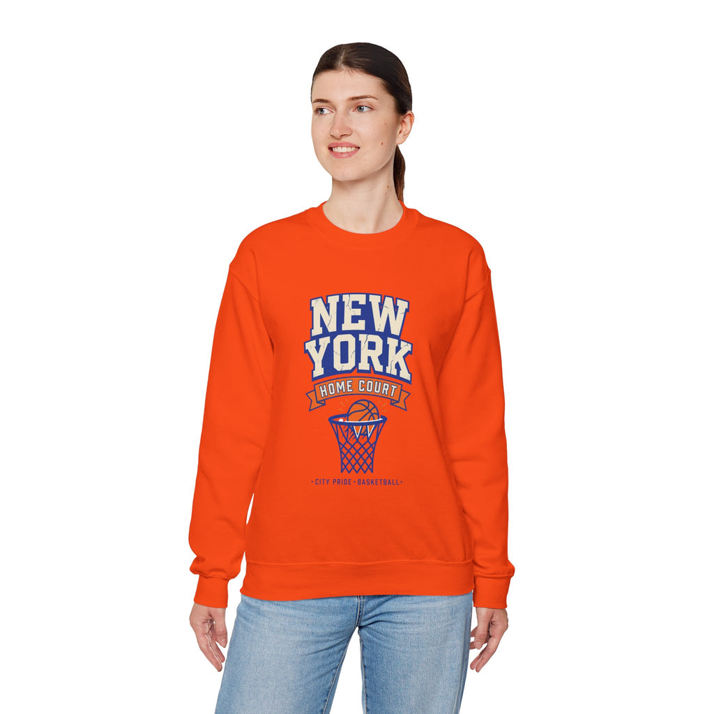New York Home Court Sweatshirt | Vintage Basketball Pride