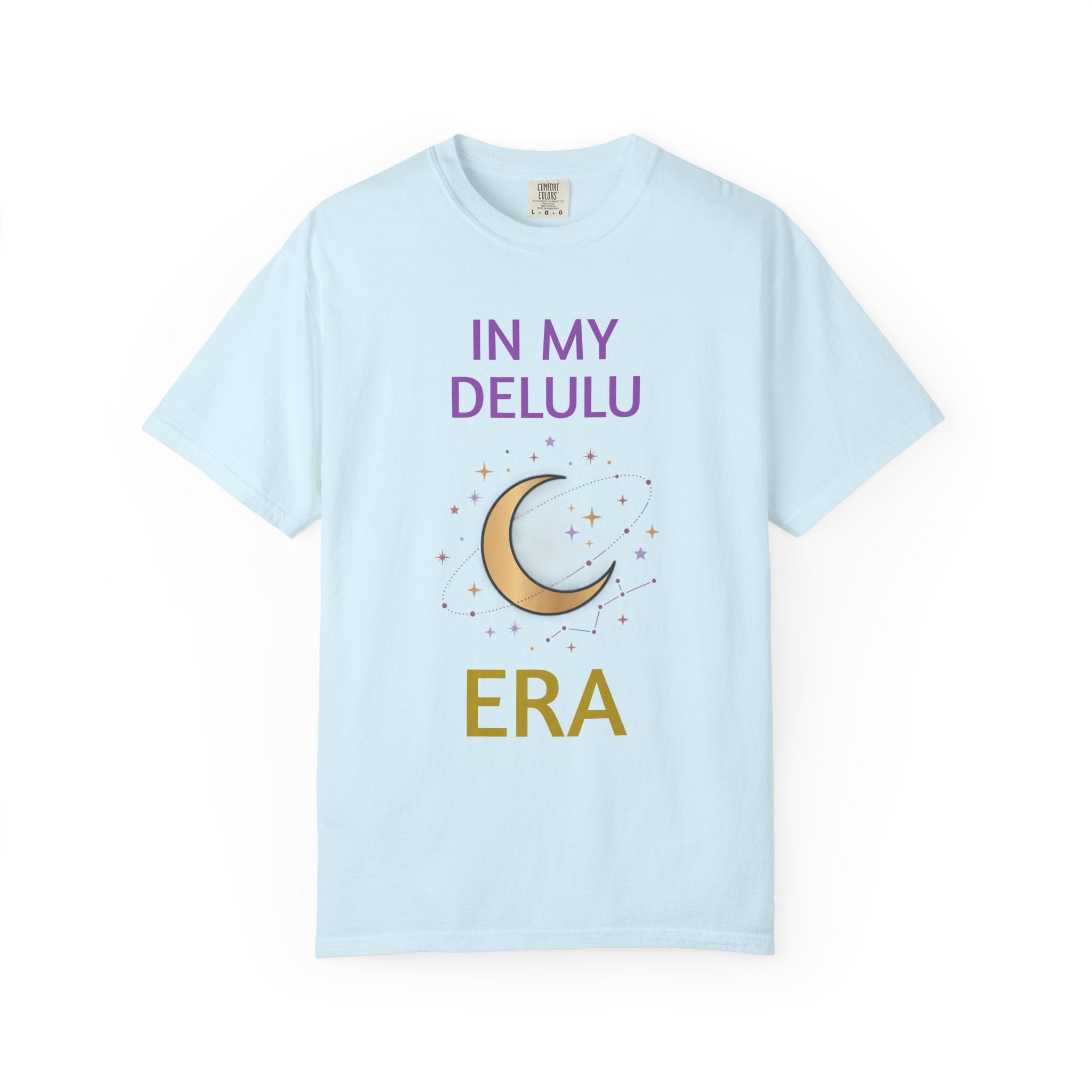 In My Delulu Era T-Shirt — Moon & Stars Graphic Tee